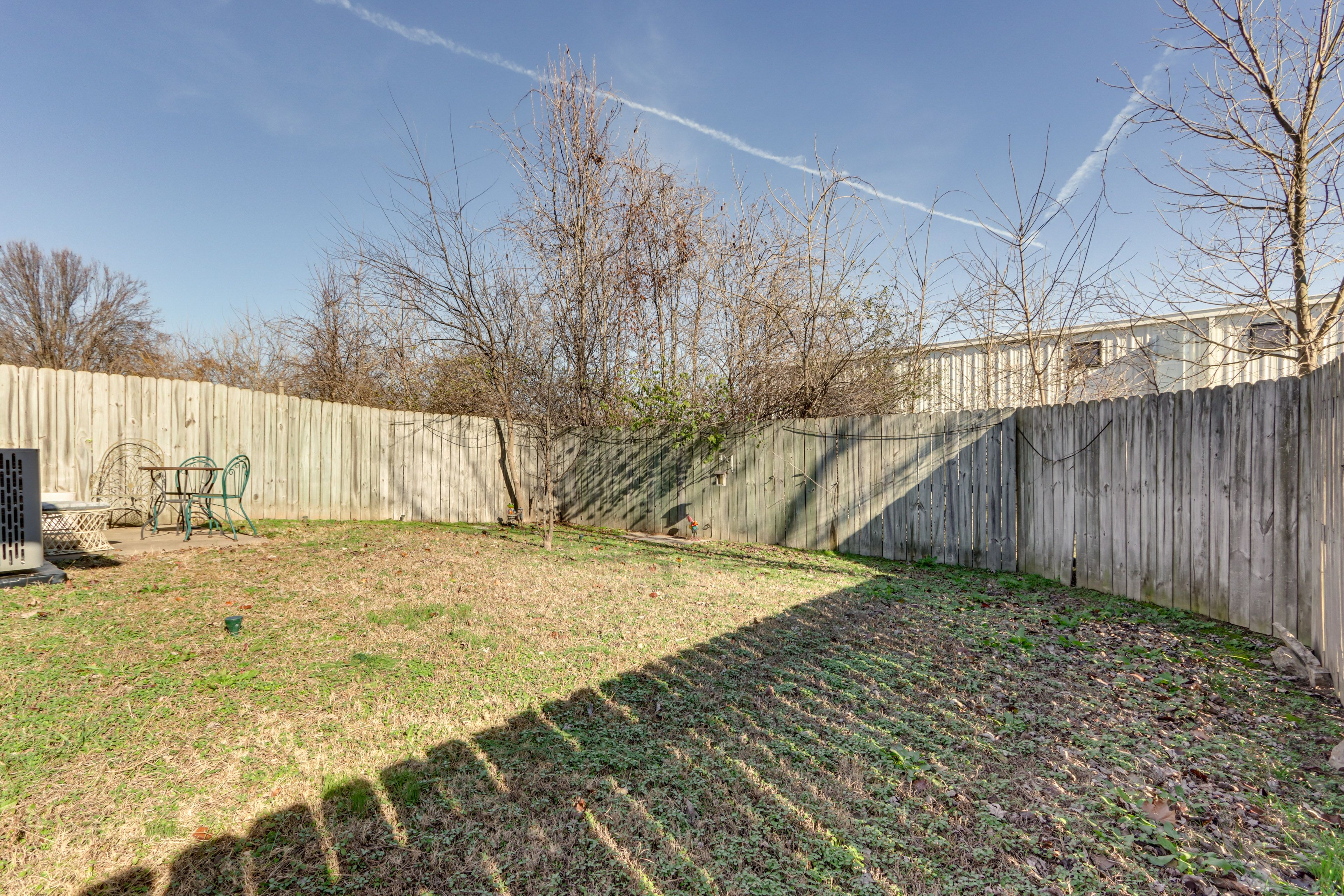 Fenced-In Backyard