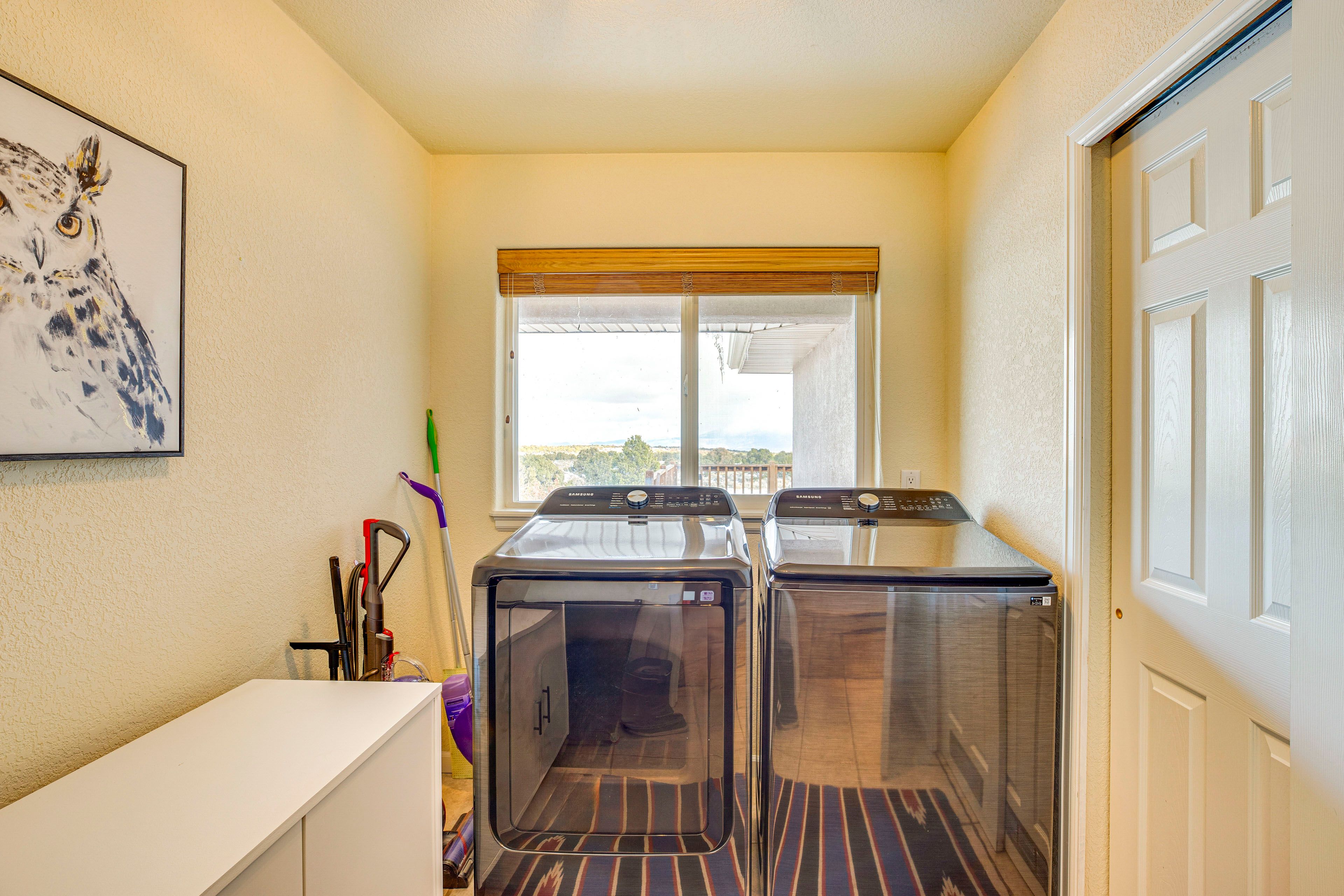 Washer & Dryer | Detergent Provided