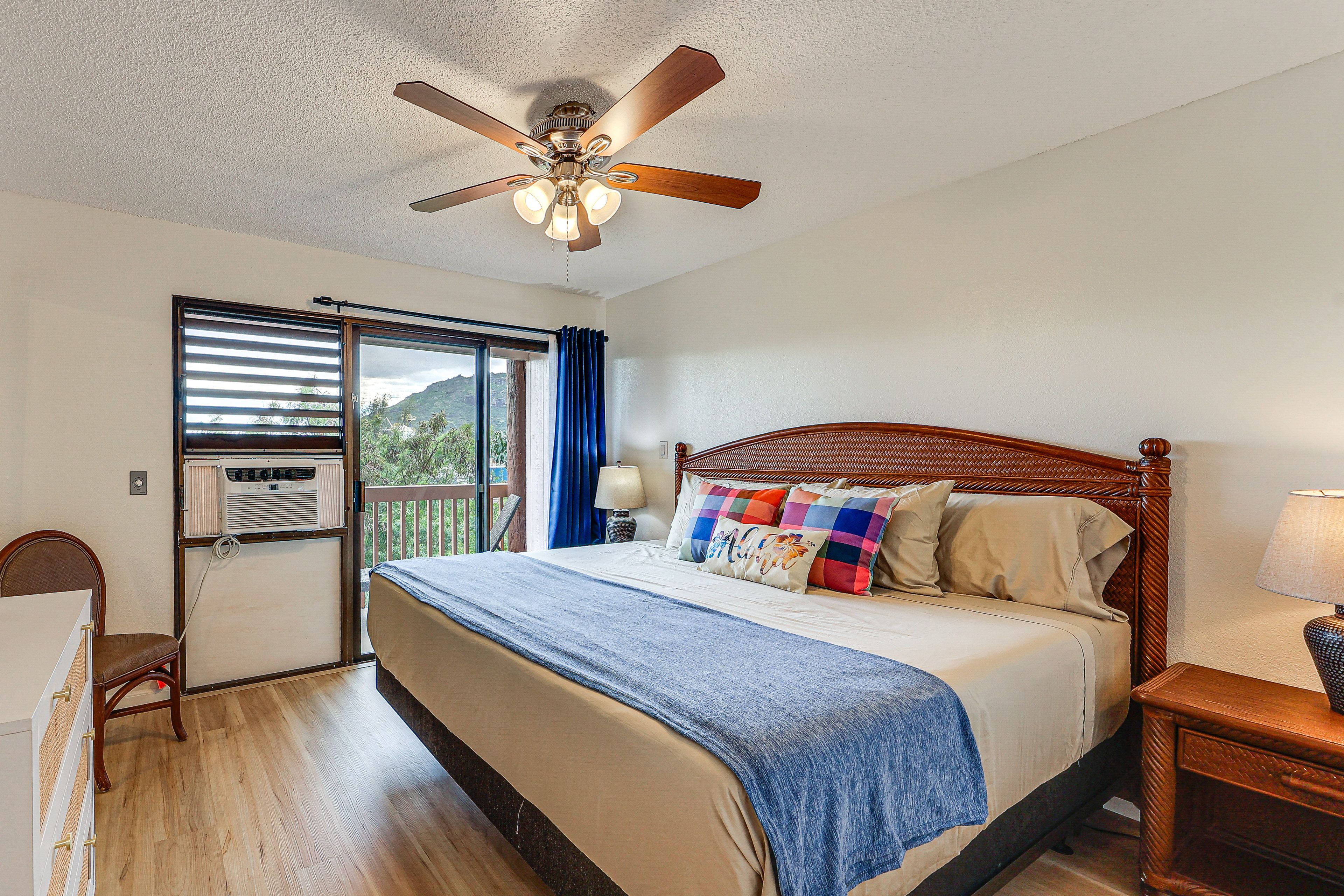 Bedroom 1 | King Bed | Linens Provided | Flat-Screen TV