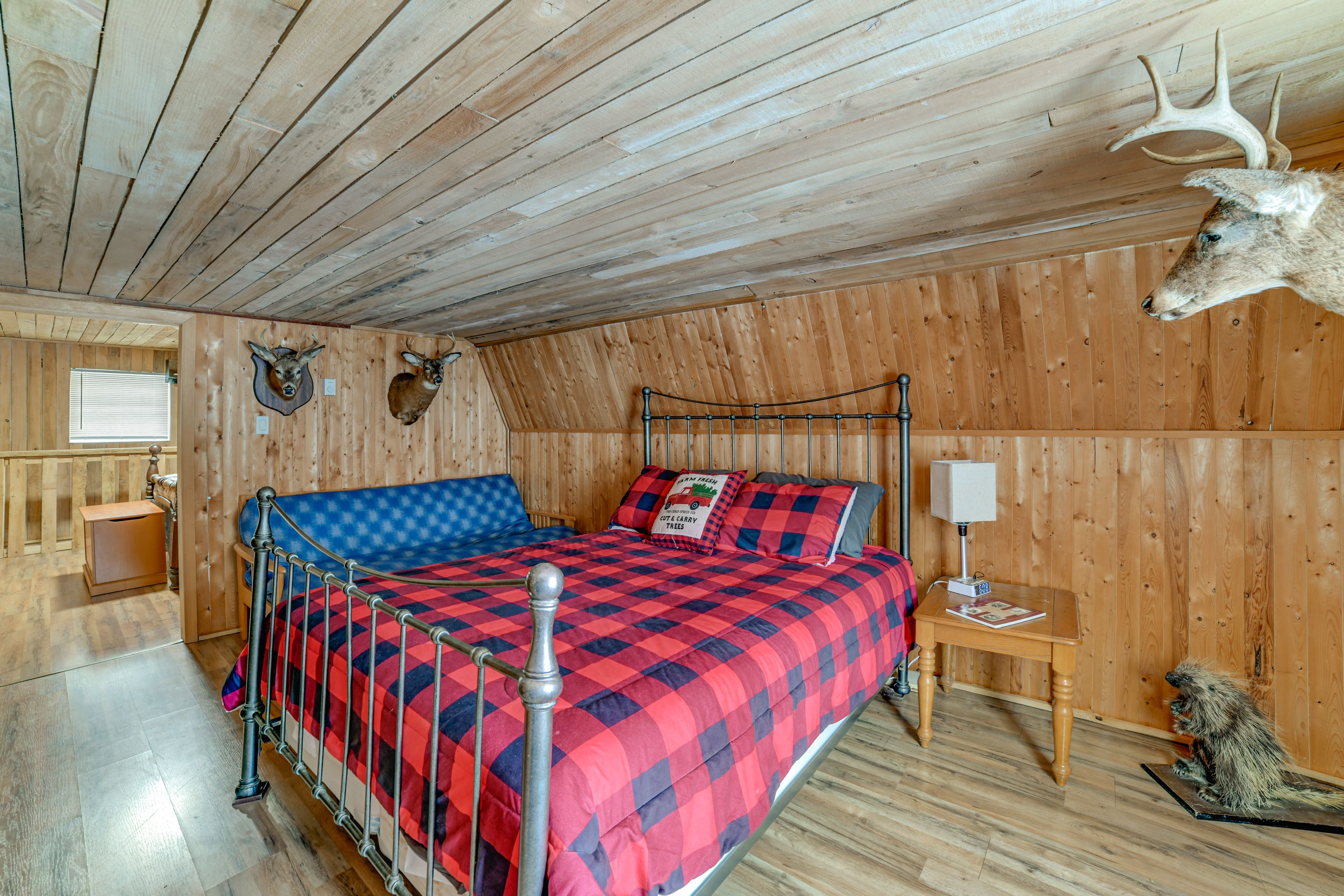 Bedroom 2 | 2nd Floor | Access Through Bedroom 1 | Queen Bed | Futon