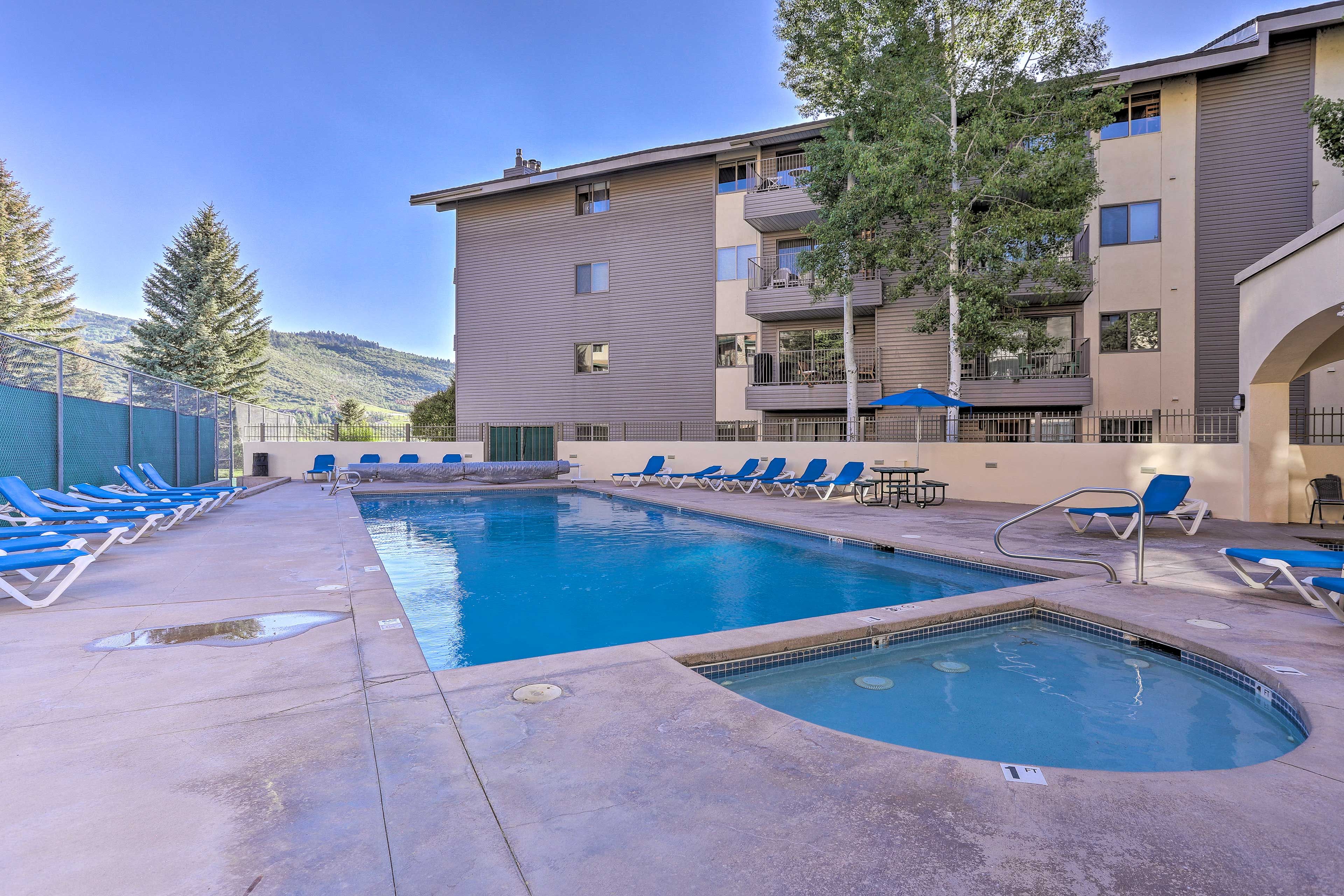 Beaver Creek West Condos | Community Amenities | Outdoor Pool | Hot Tub