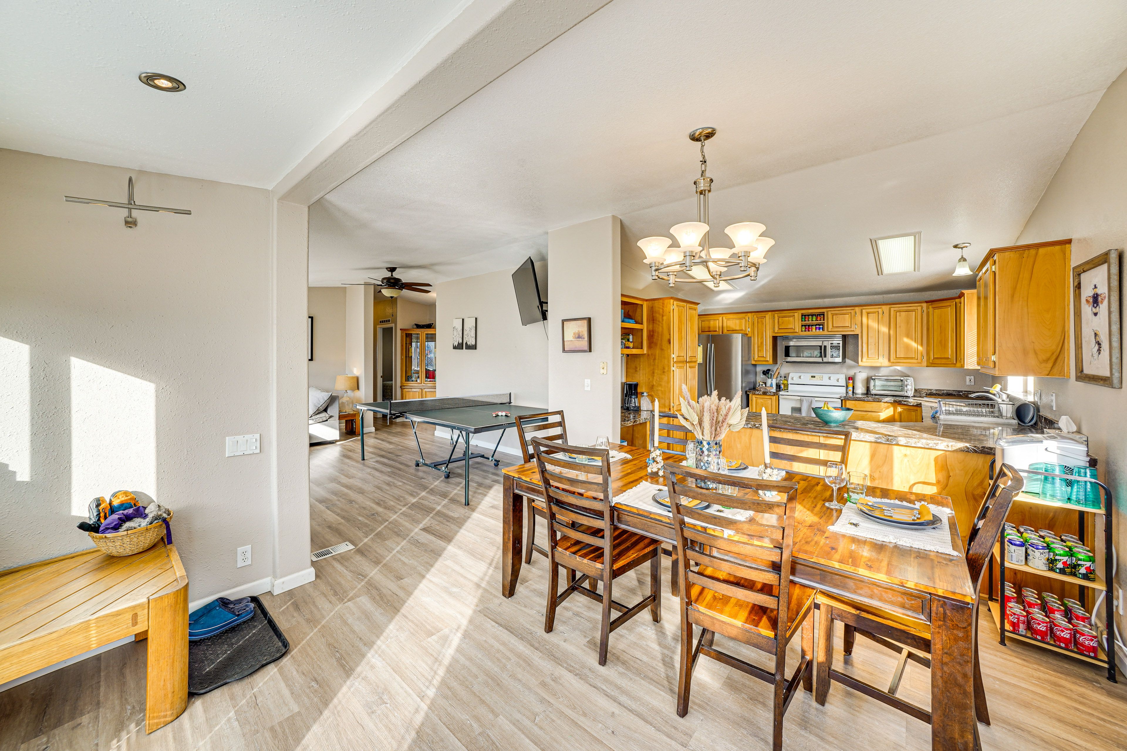 Dining Space | Dishware/Flatware | Central A/C & Heat