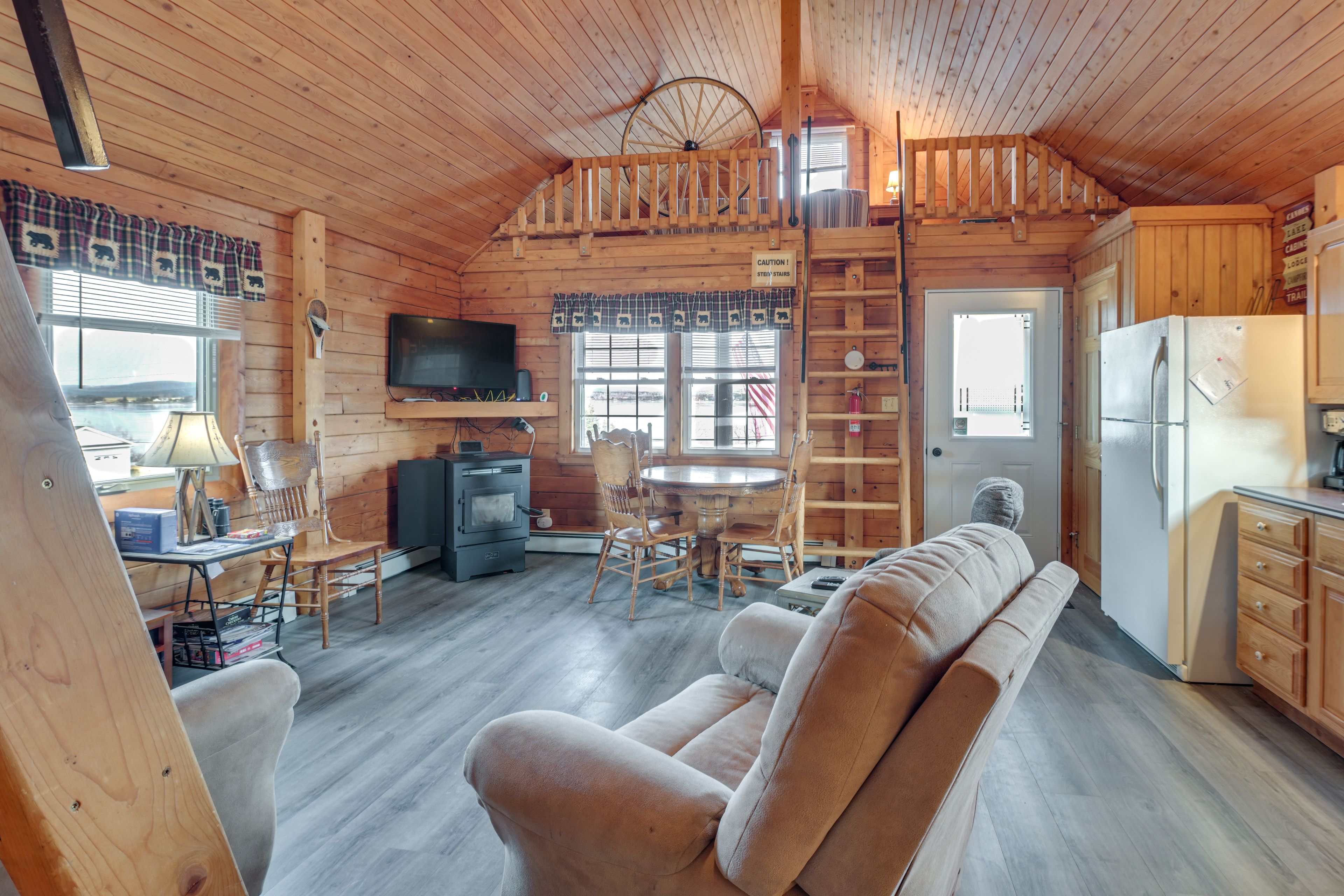 Living Space | 1st Floor | Pellet Stove