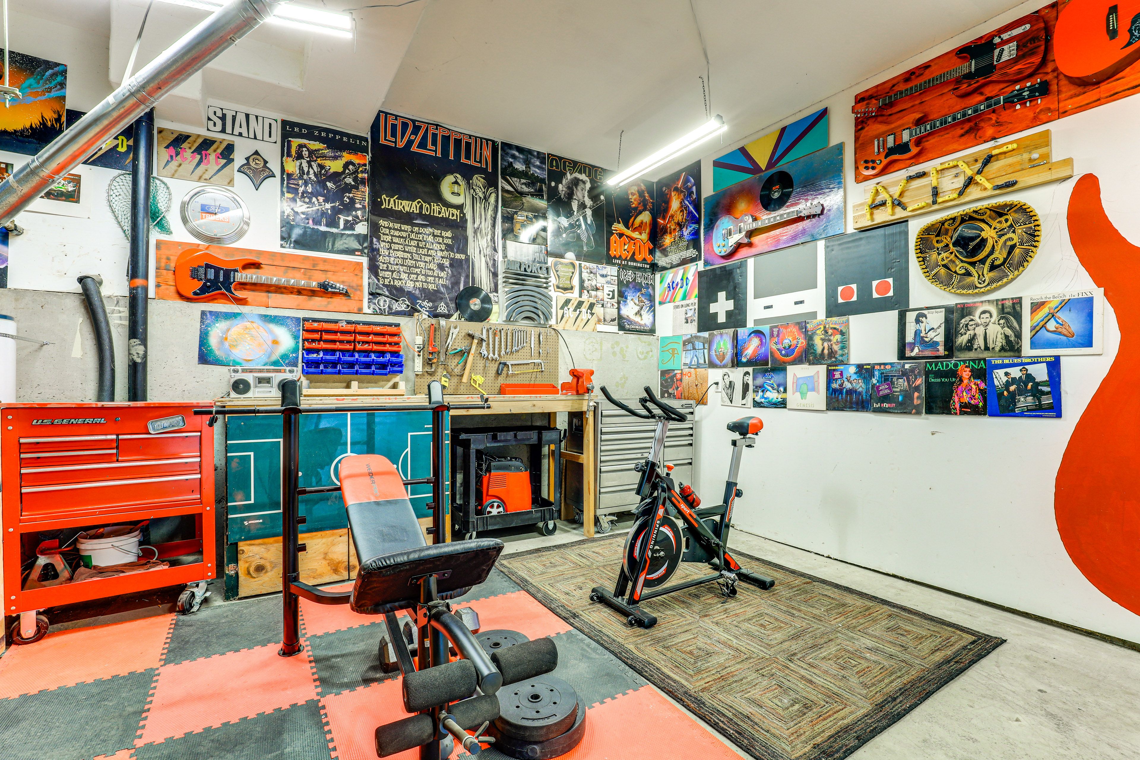 Garage | Home Gym Equipment | Parking (1 Vehicle)