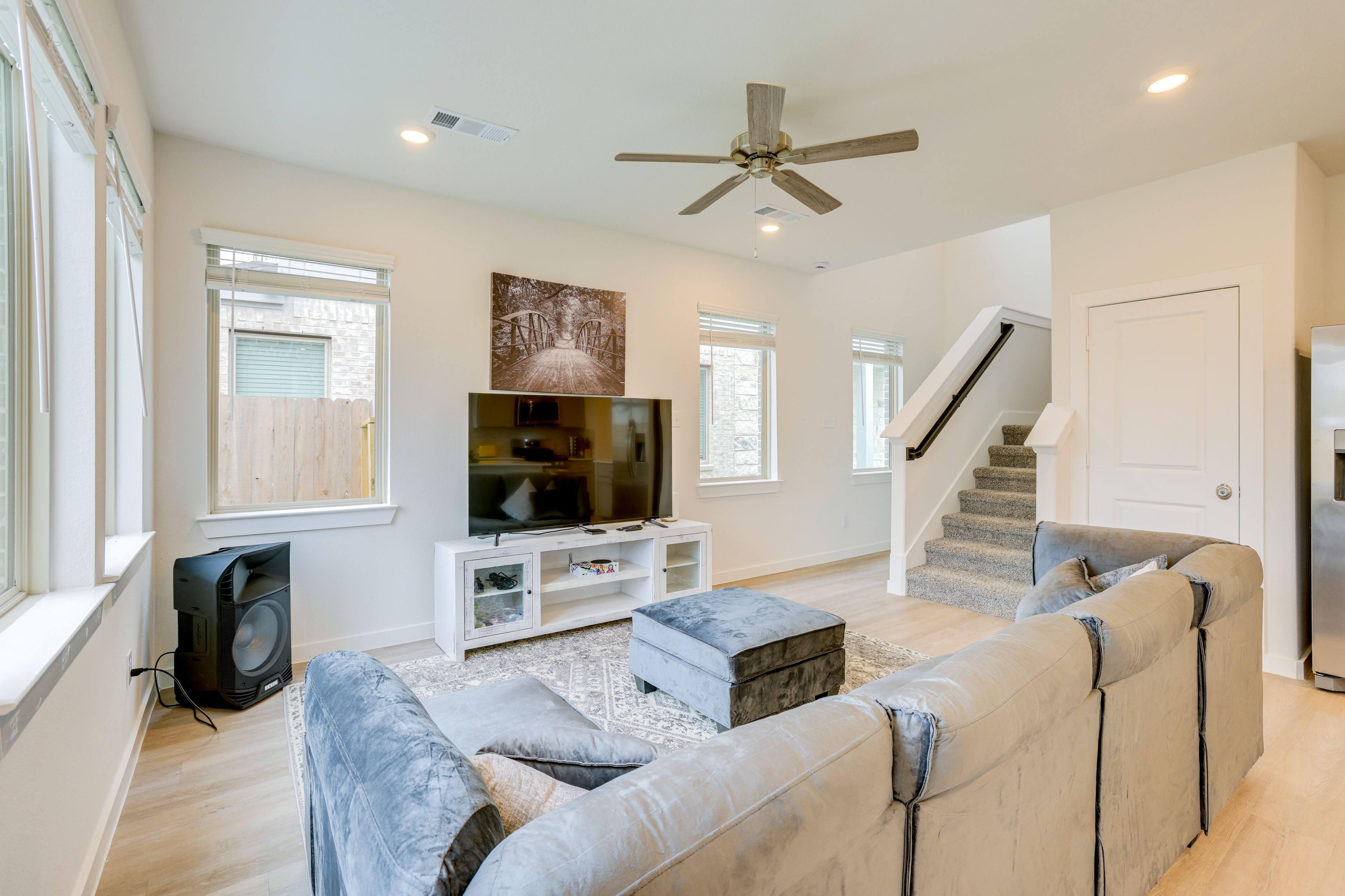 Living Room | 1st Floor | 2-Story Home | Central A/C & Heating