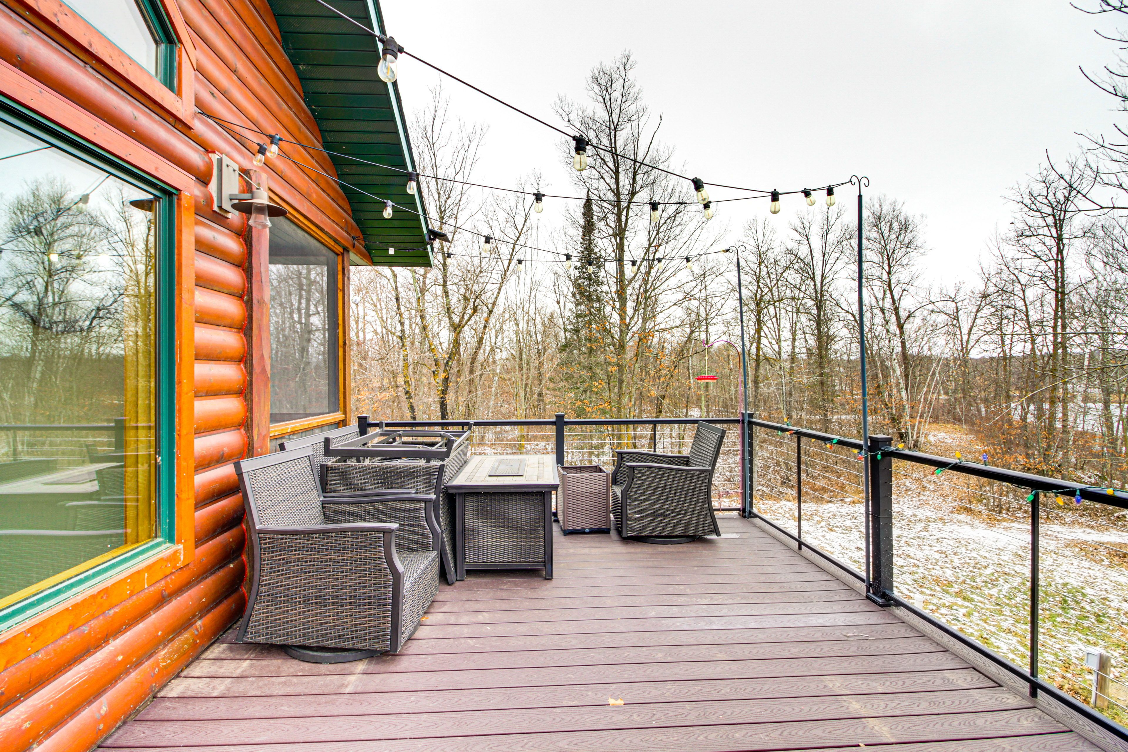 Furnished Deck | Gas Grill | Lake Views