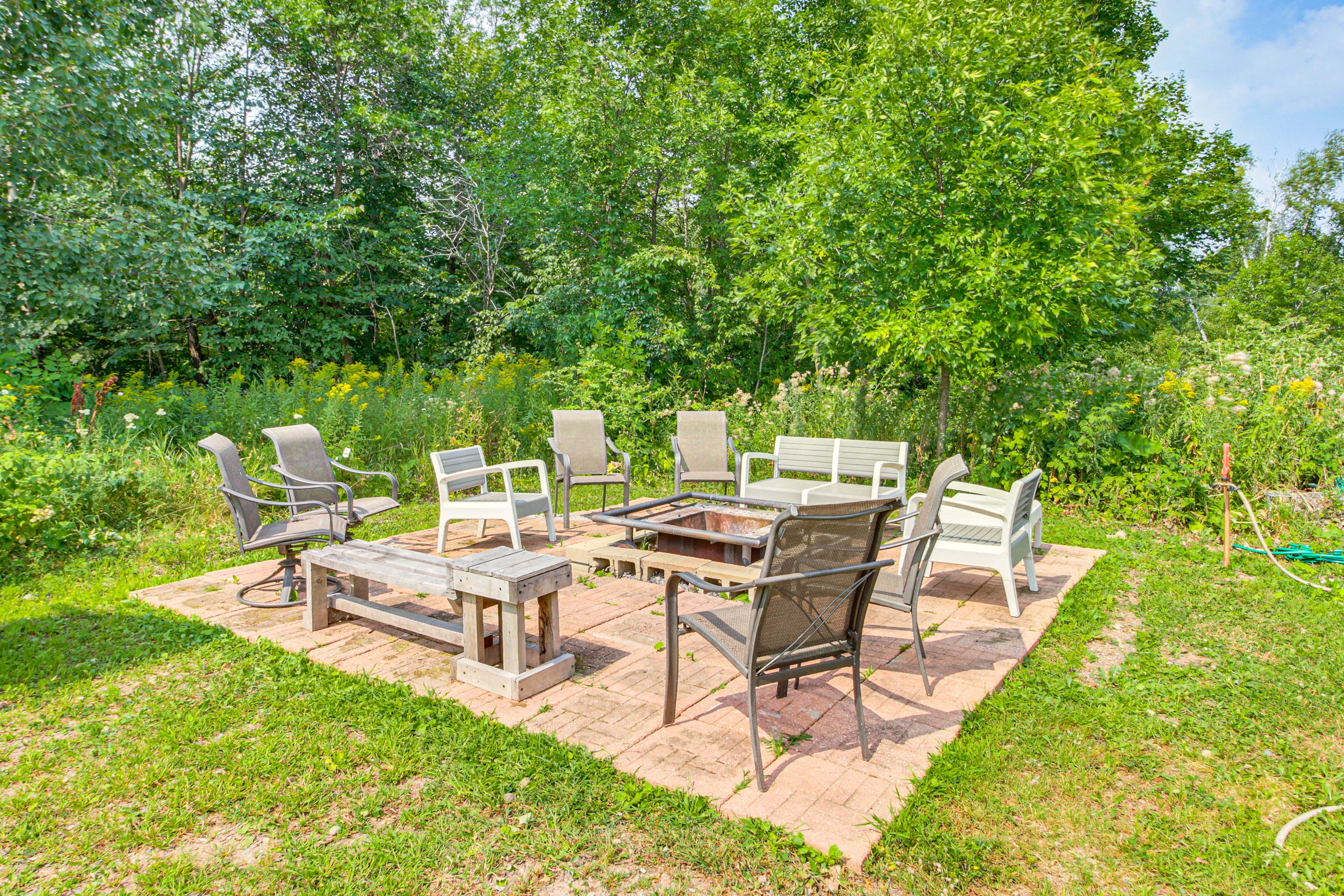 Patio | Spacious Fire Pit