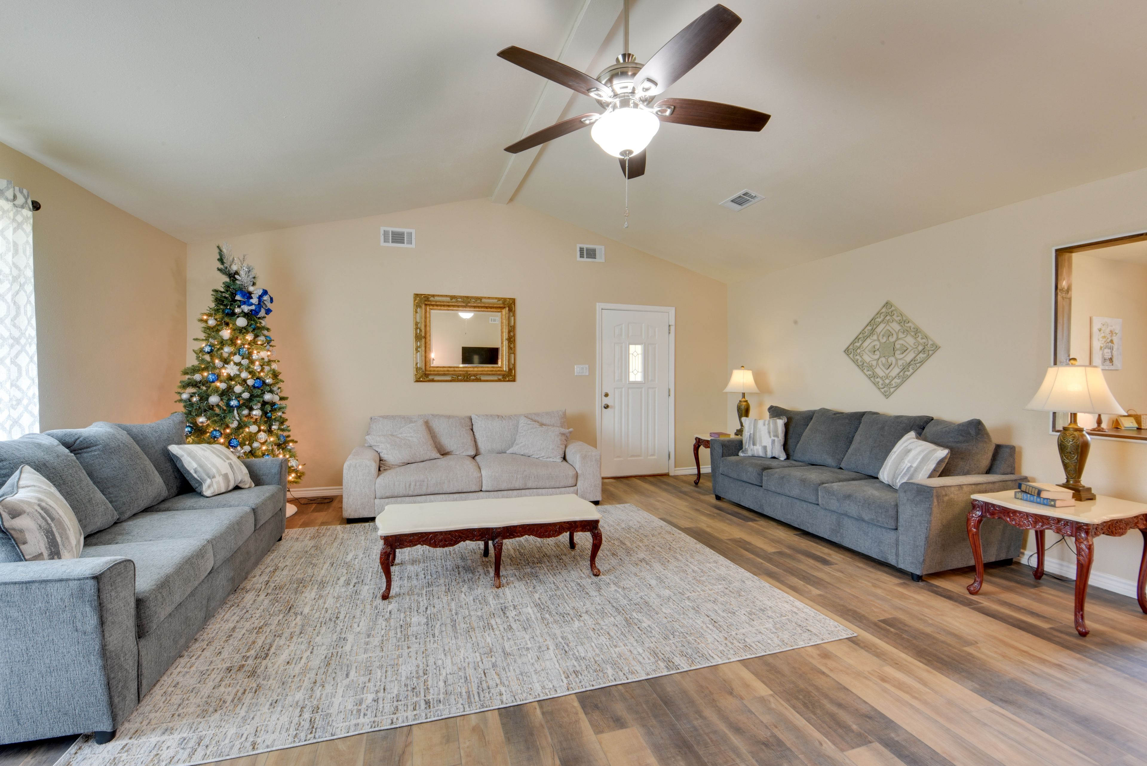 Living Room | Smart TV | Wood-Burning Stove