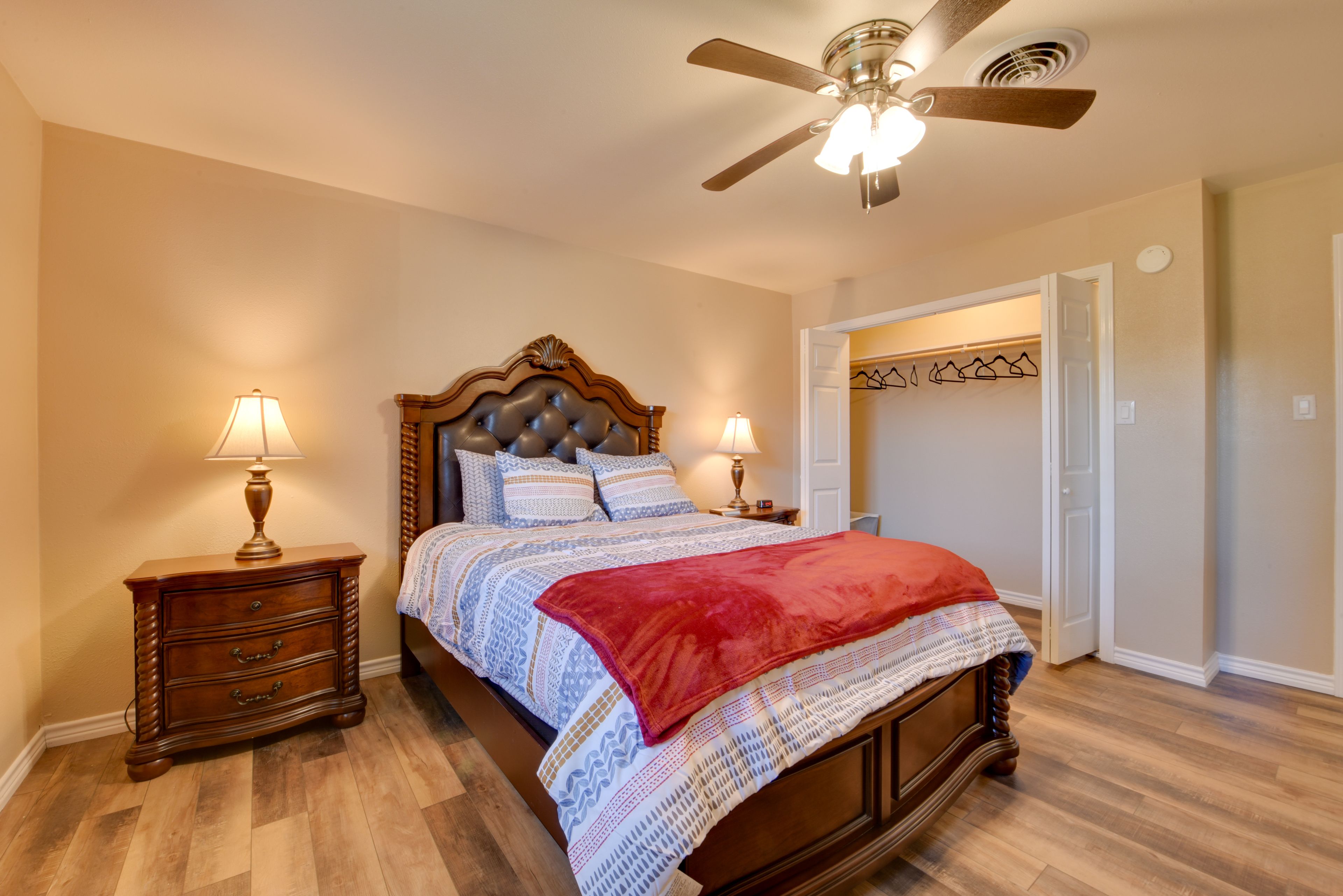 Bedroom 1 | Queen Bed | Linens Provided | En-Suite Bathroom