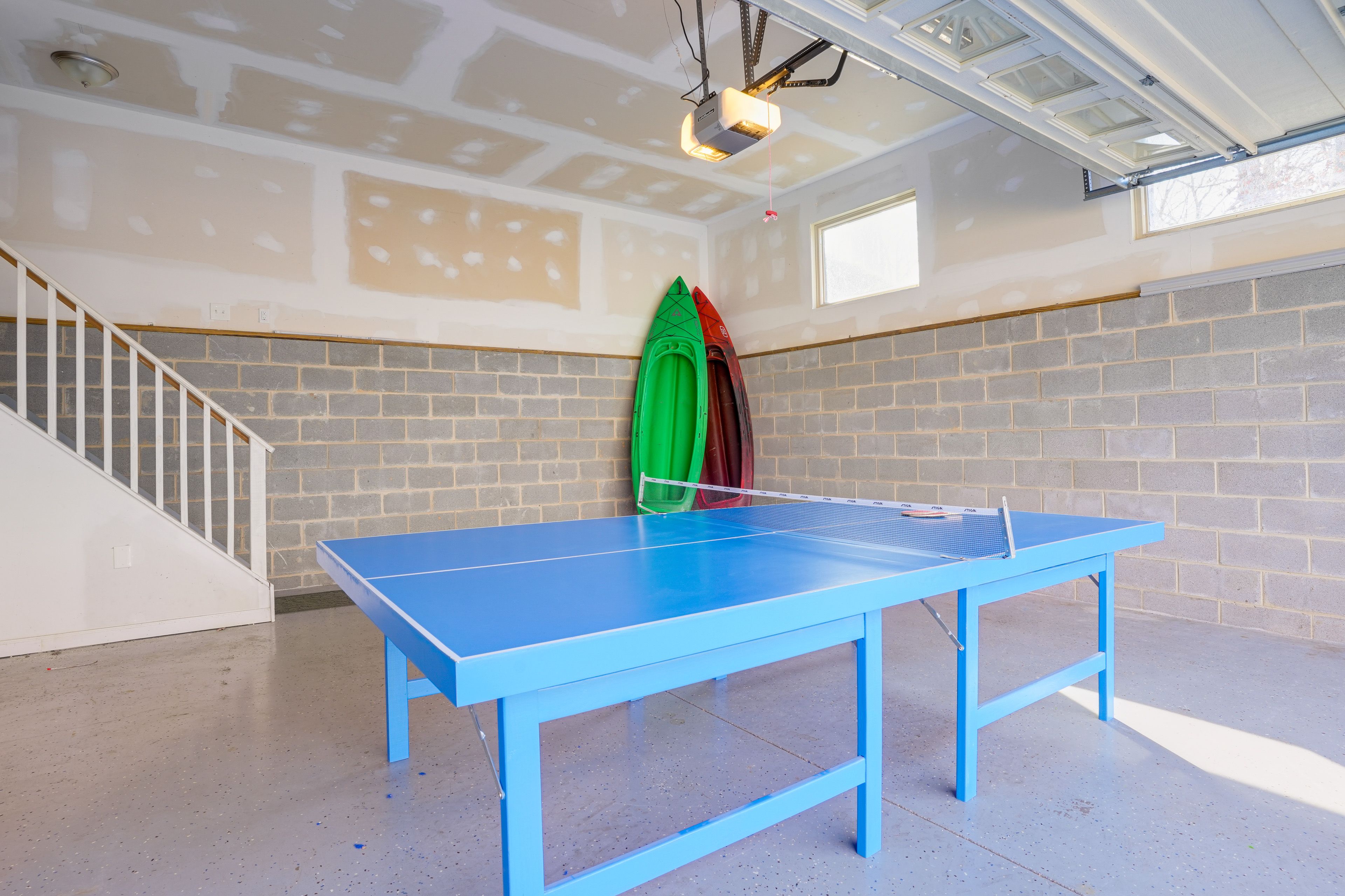 Garage | Ping-Pong Table | Kayaks | 1st Floor