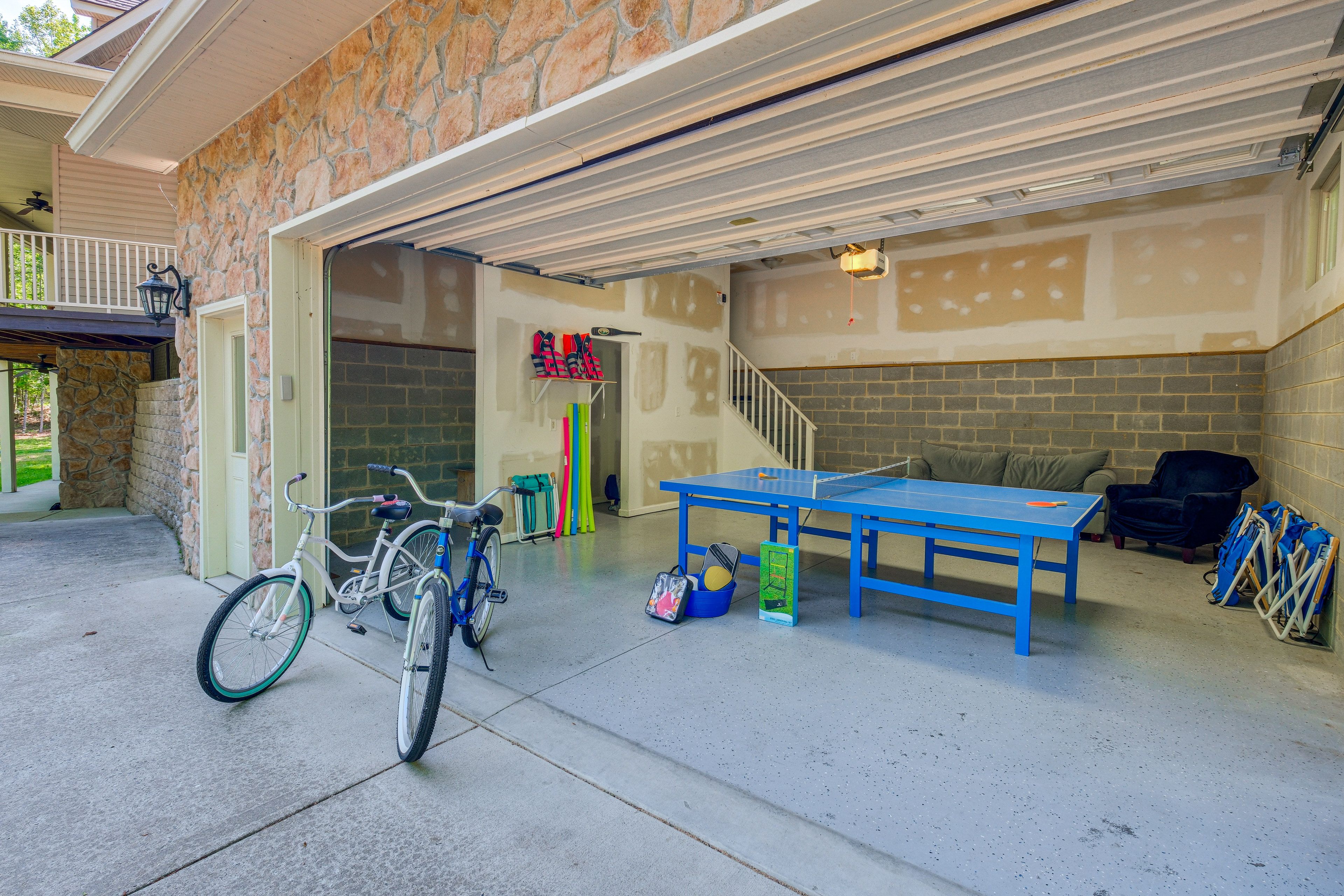 Garage | Ping-Pong Table | Kayaks | 1st Floor
