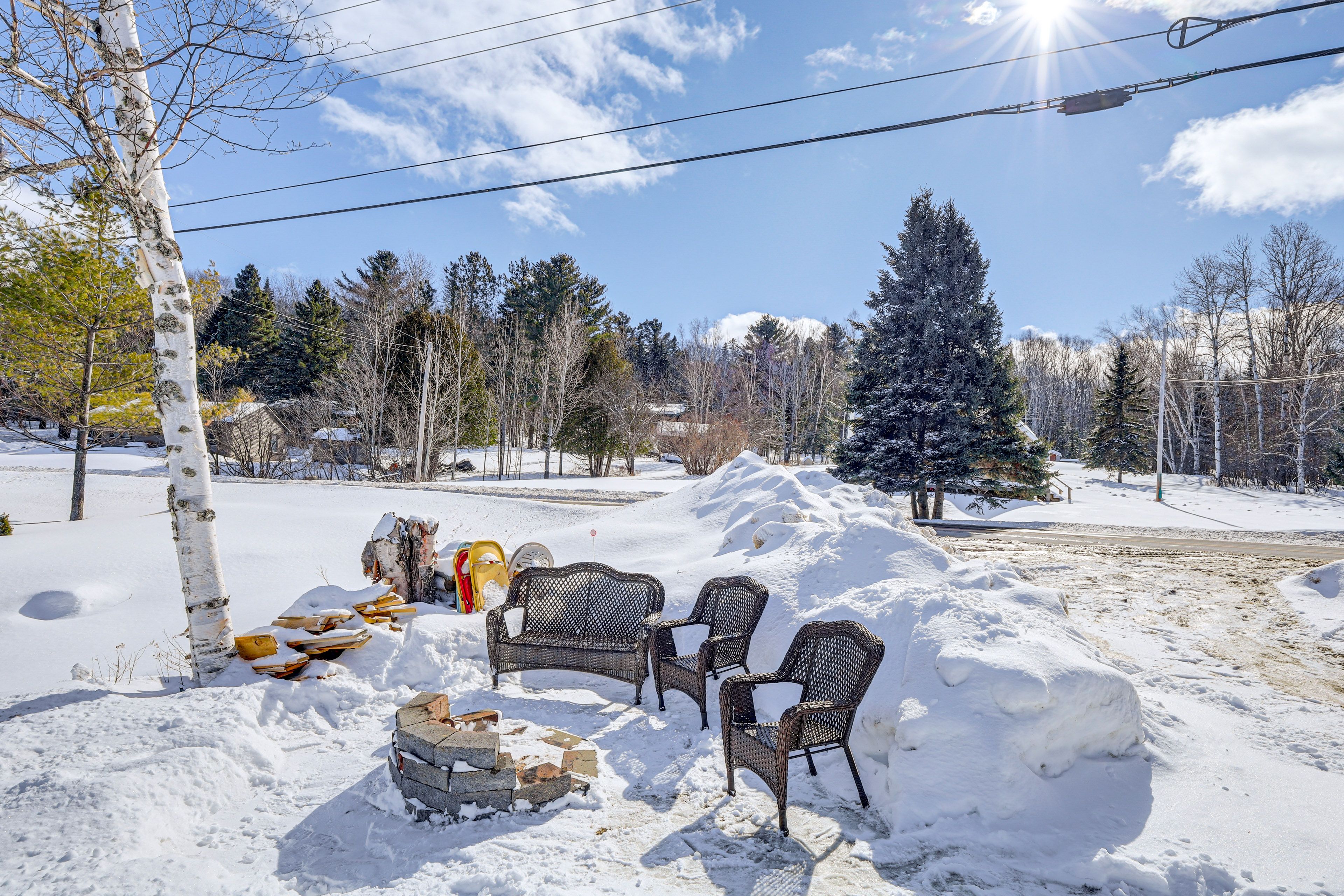 Wood-Burning Fire Pit