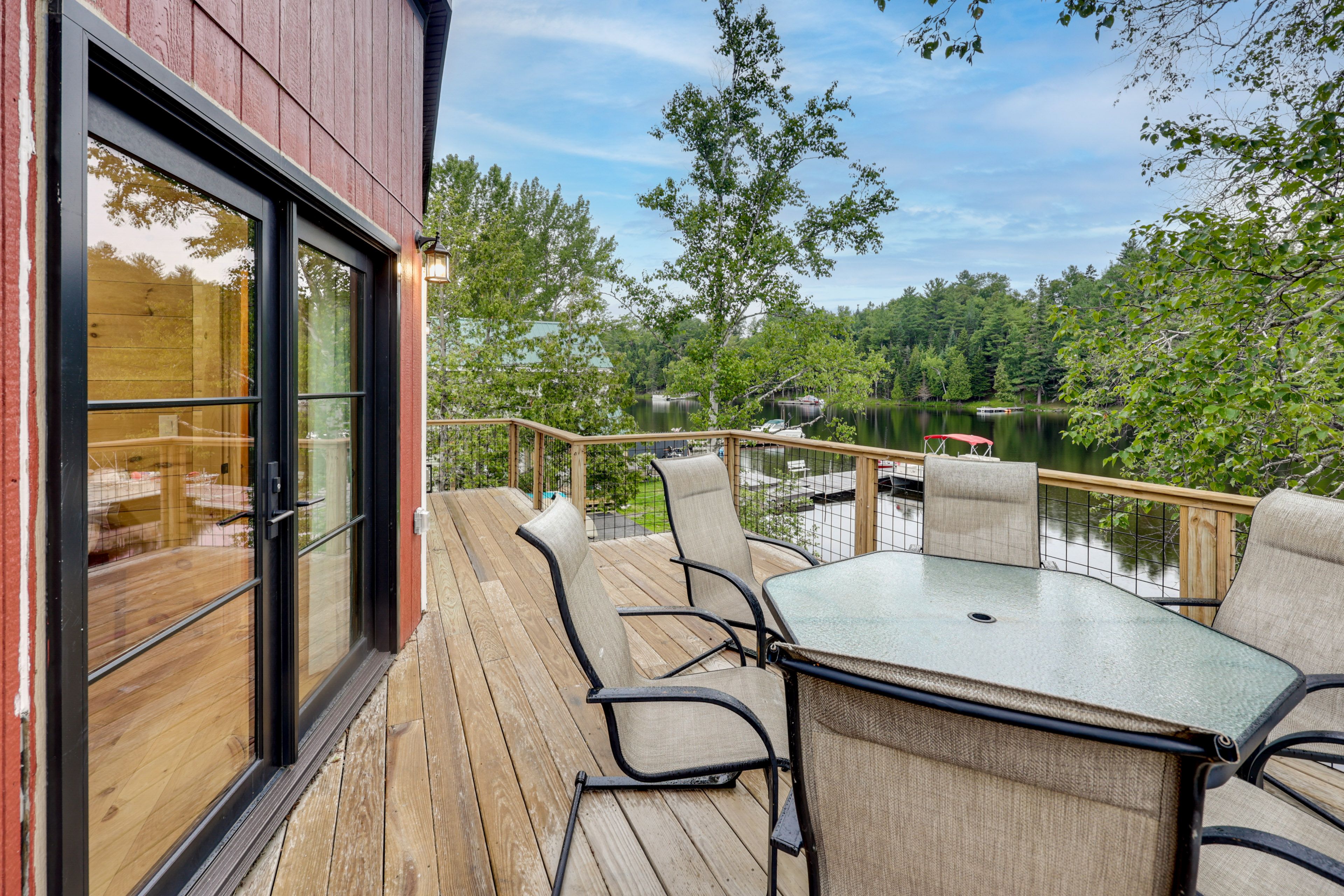 Furnished Lakefront Deck
