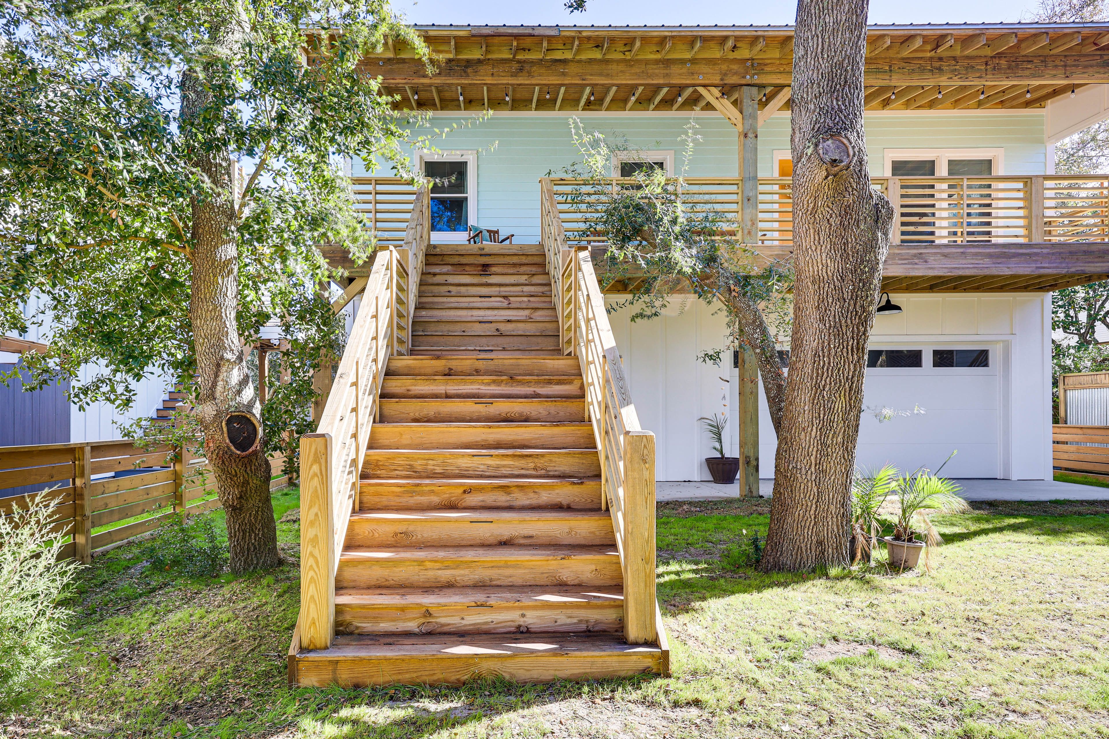 Stairs to Unit
