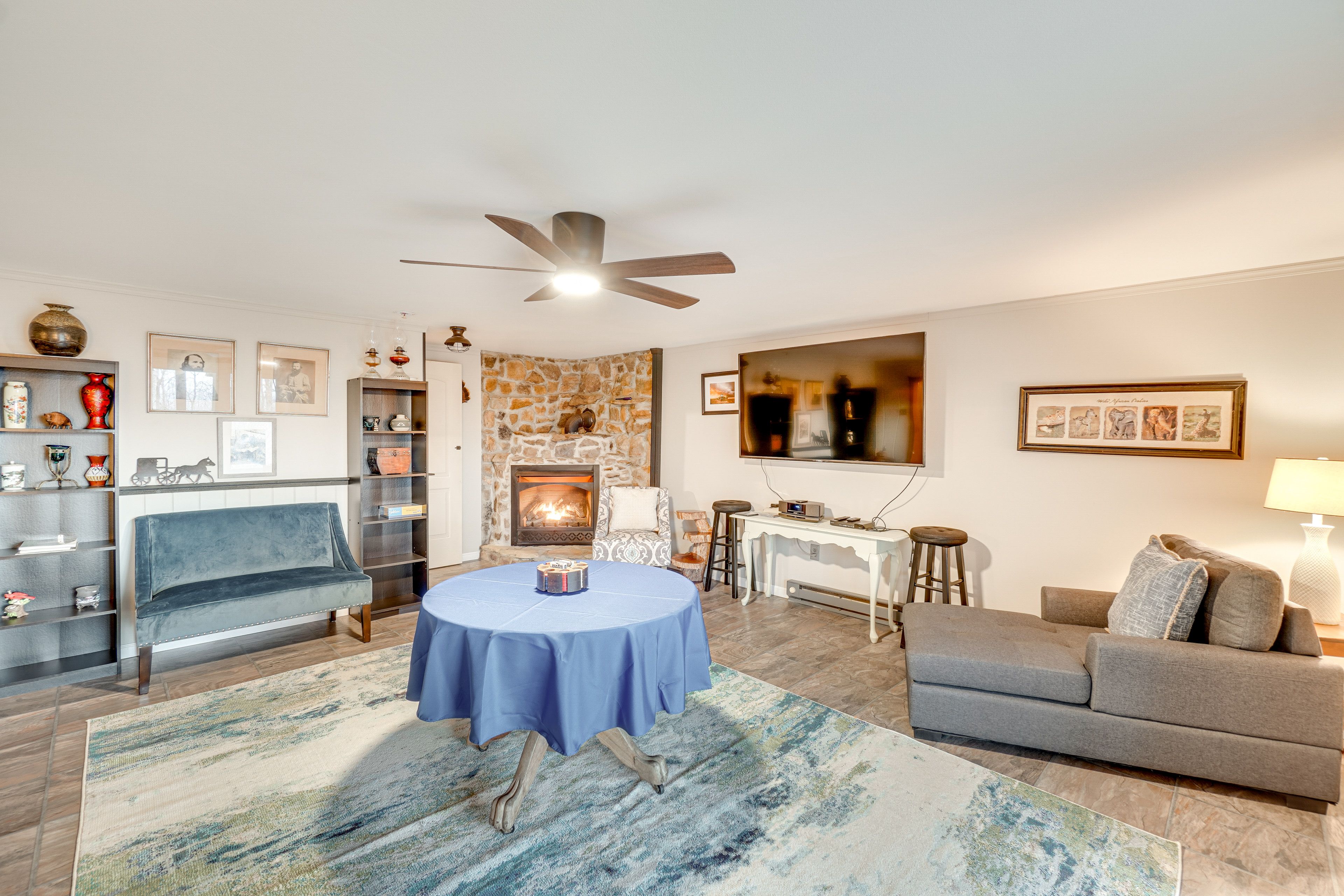 Living Room | Lower Level | Full Sleeper Sofa