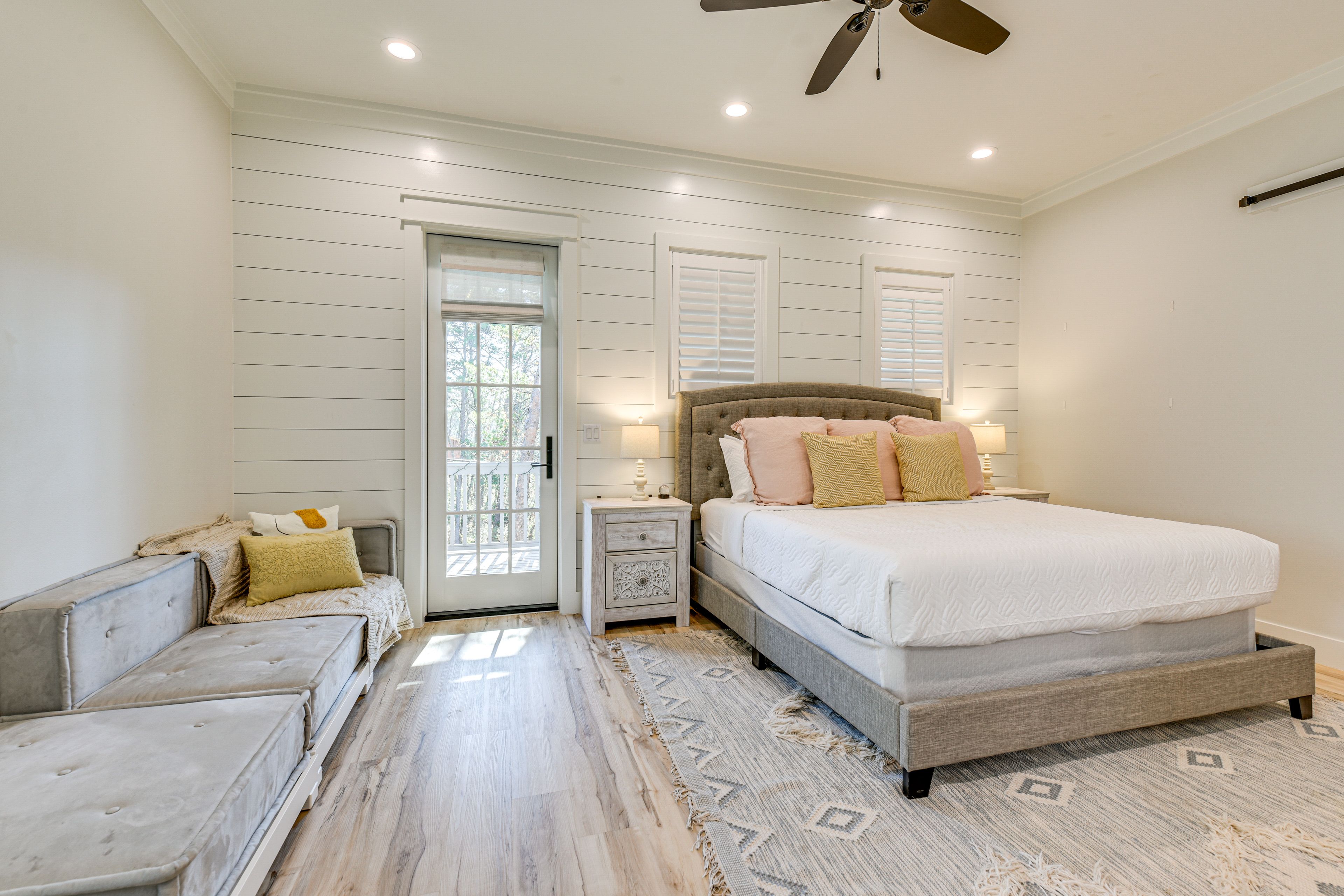 Bedroom 1 | 2nd Floor | King Bed | Linens Provided | Smart TV w/ Cable