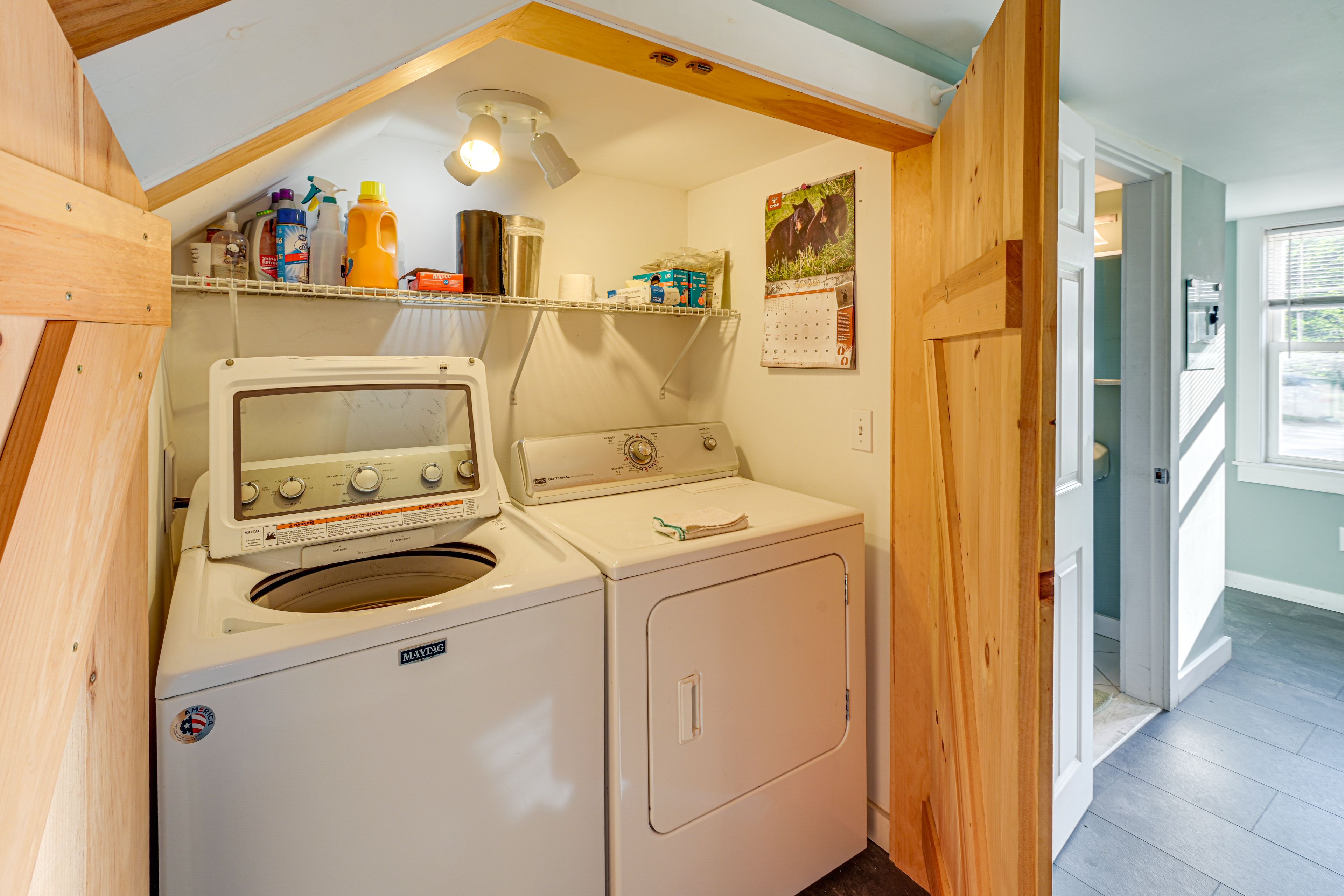 Laundry Closet | 1st Floor | Washer & Dryer