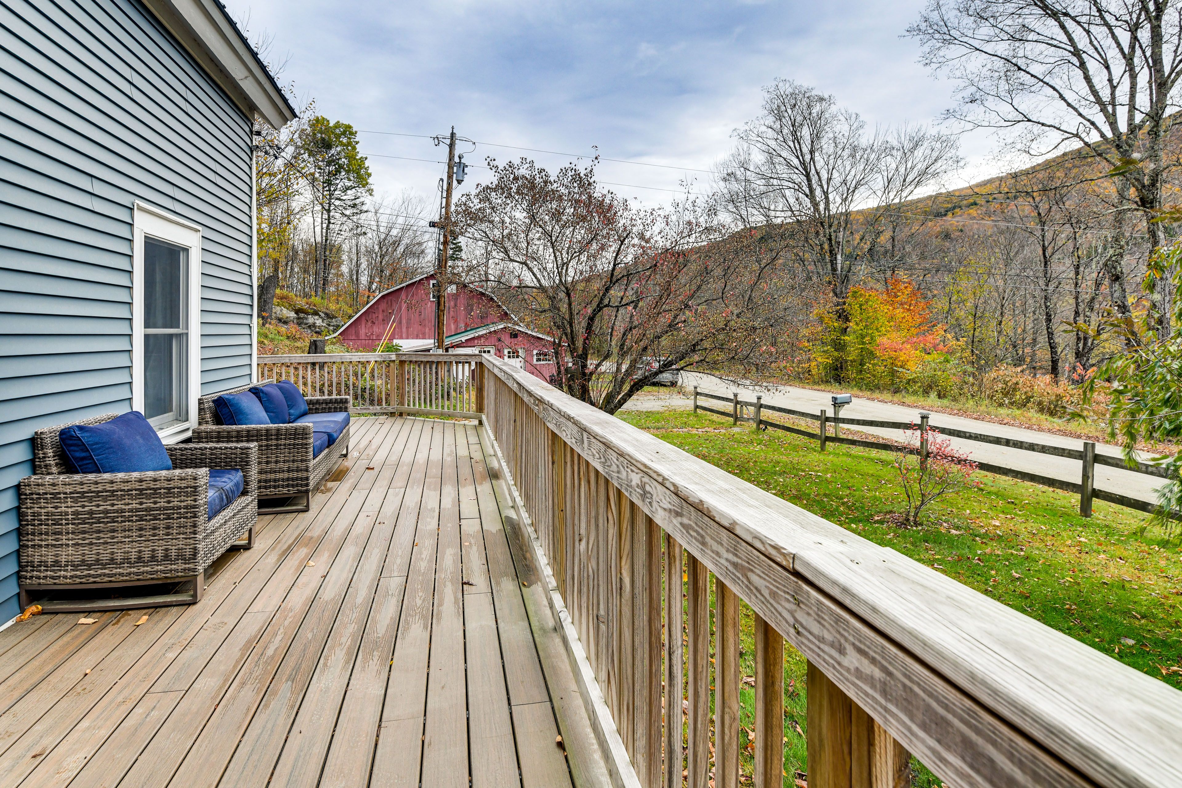 Deck in Fall