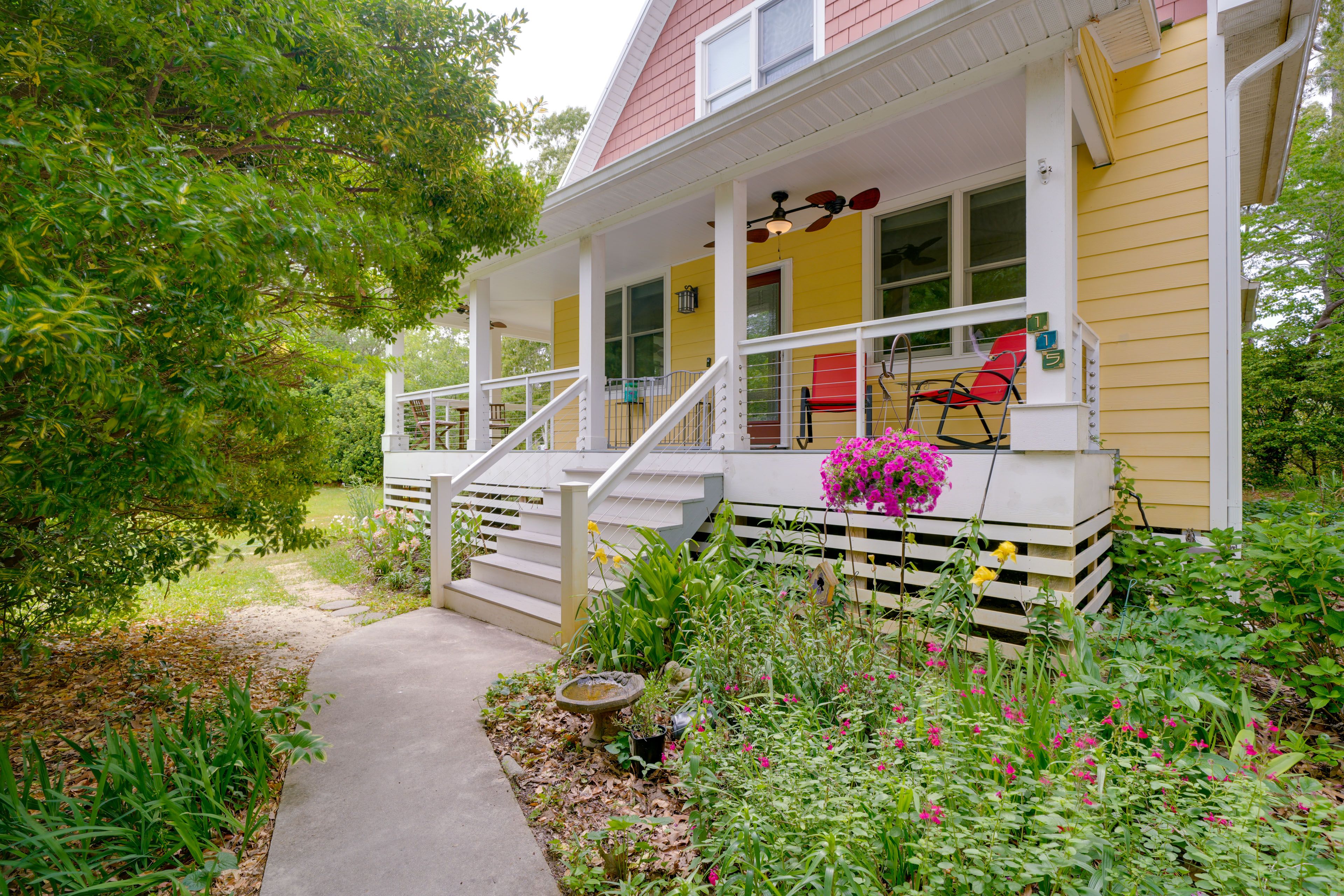 Property Exterior | Driveway (2 Vehicles) | EV Charger Available
