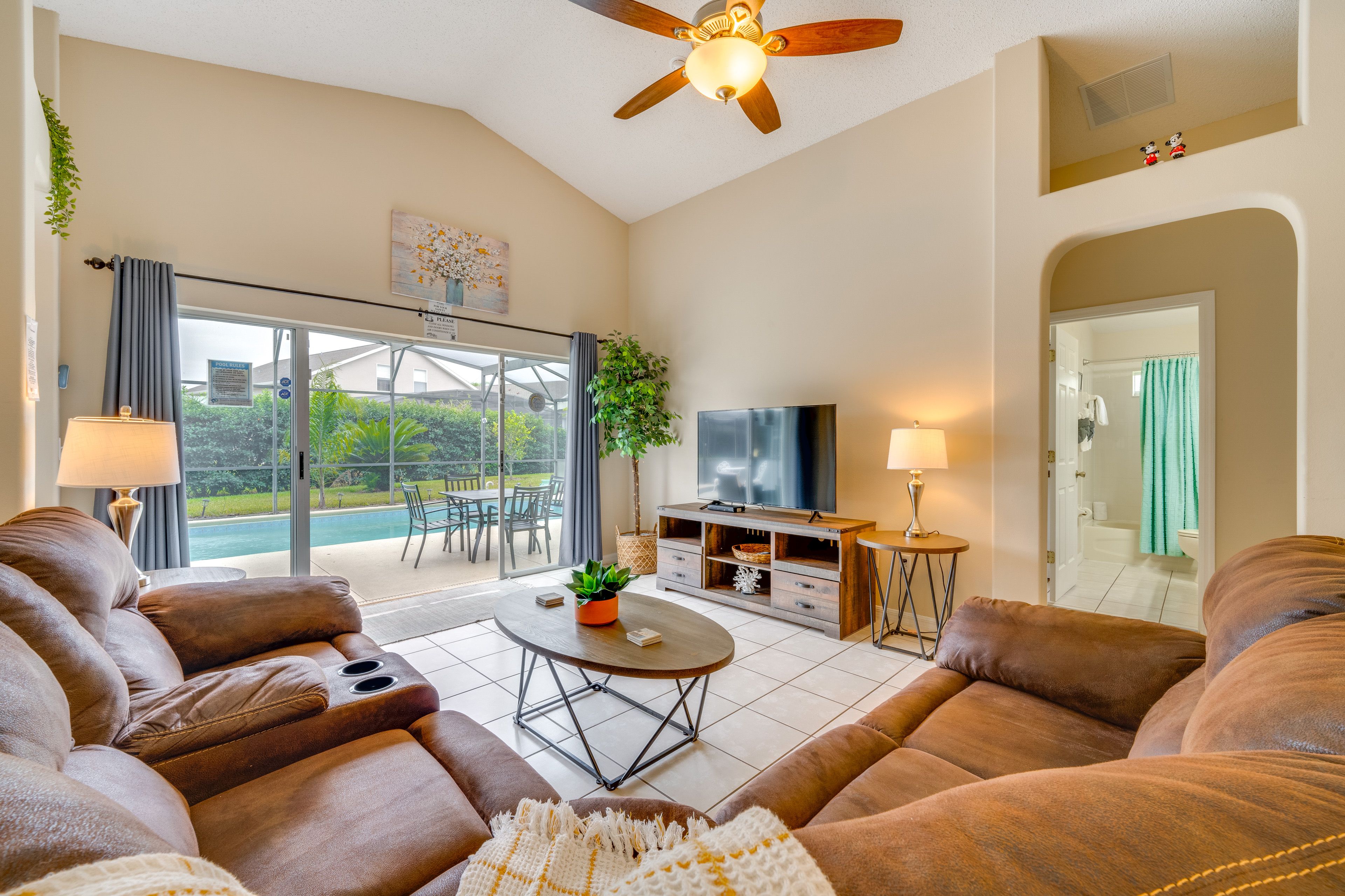 Property Interior | Free WiFi | Central A/C & Heating | Single-Story Home