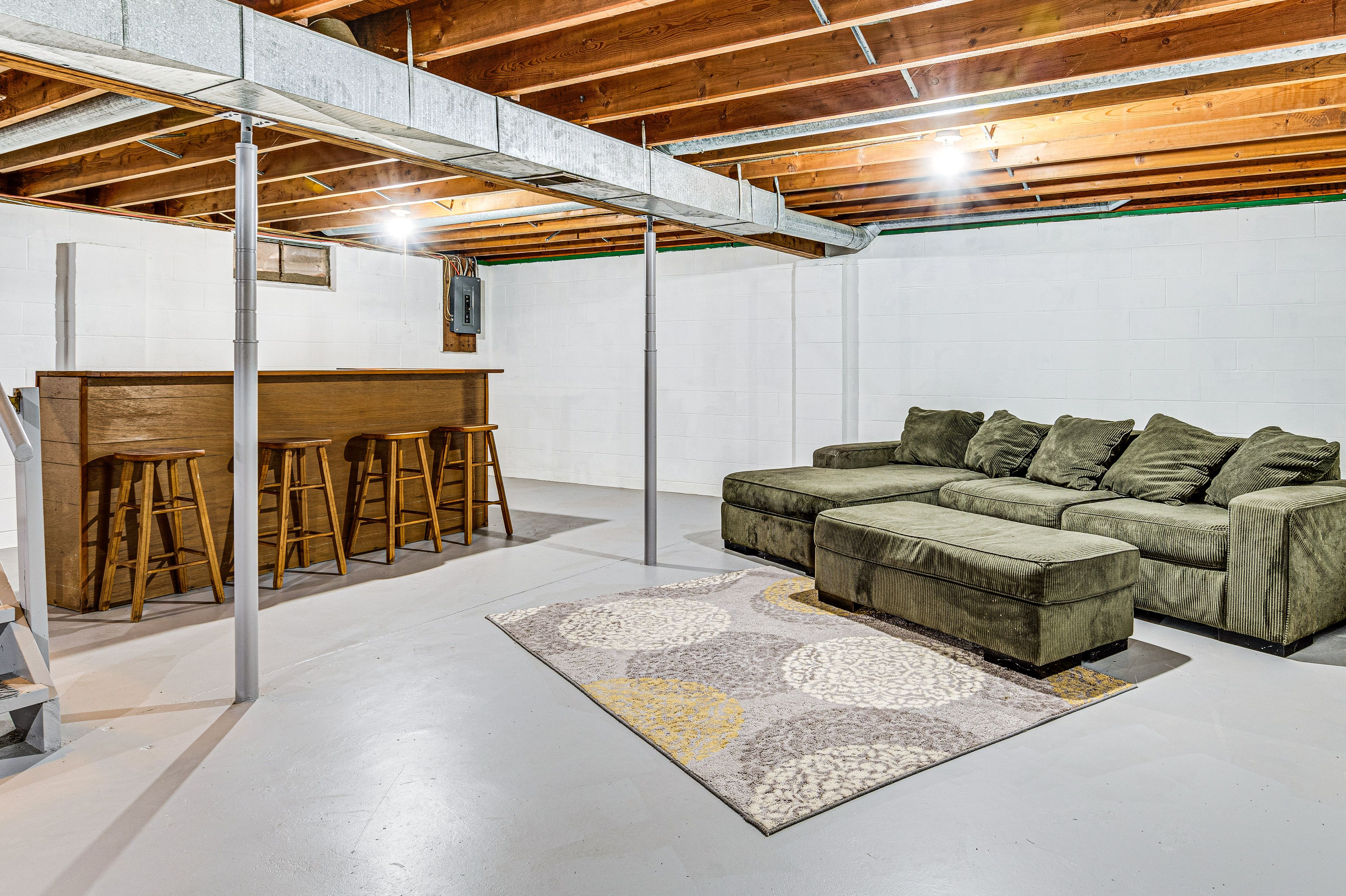 Den | Basement Level | Bar