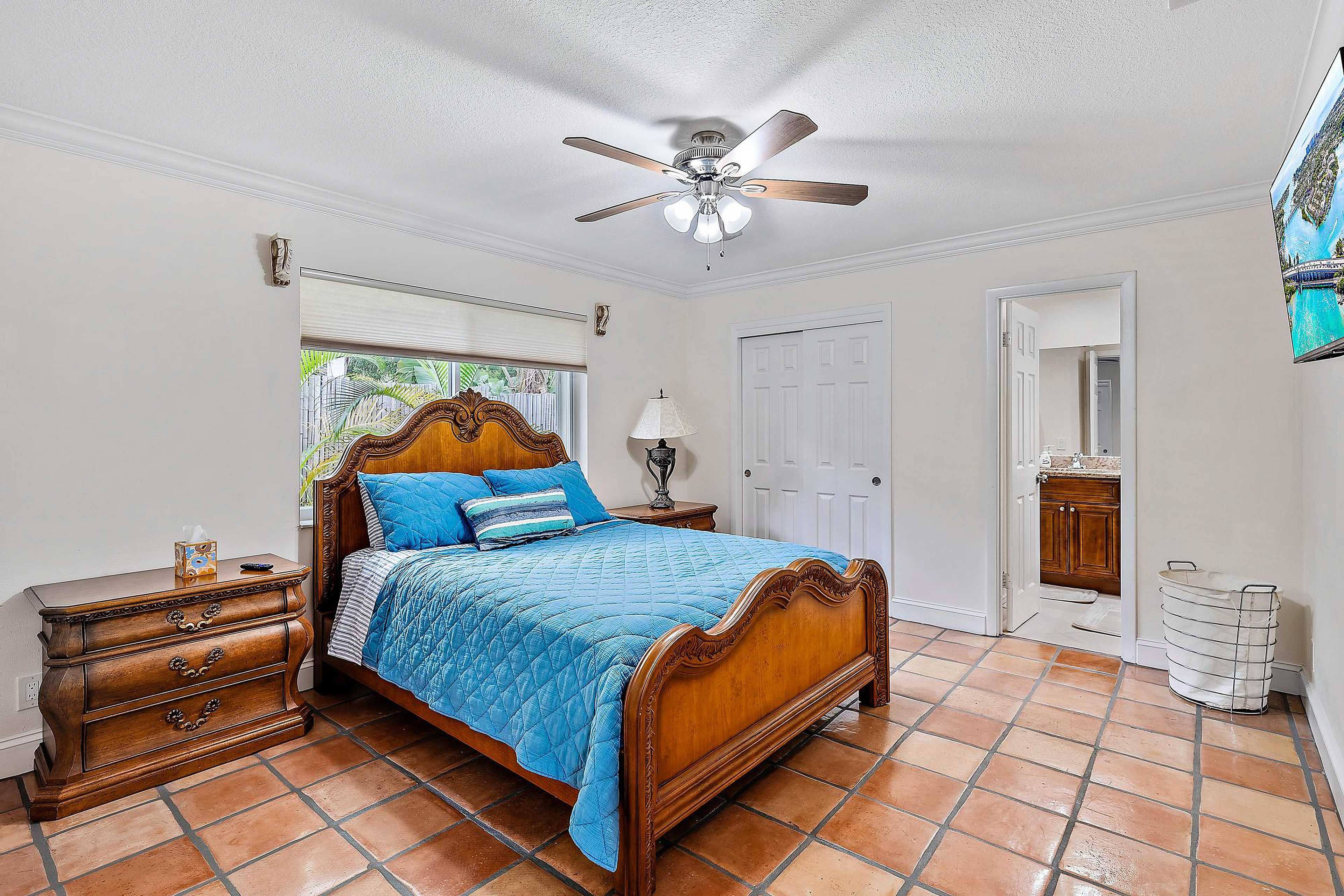 Bedroom 1 | King Bed | Linens Provided | Smart TV