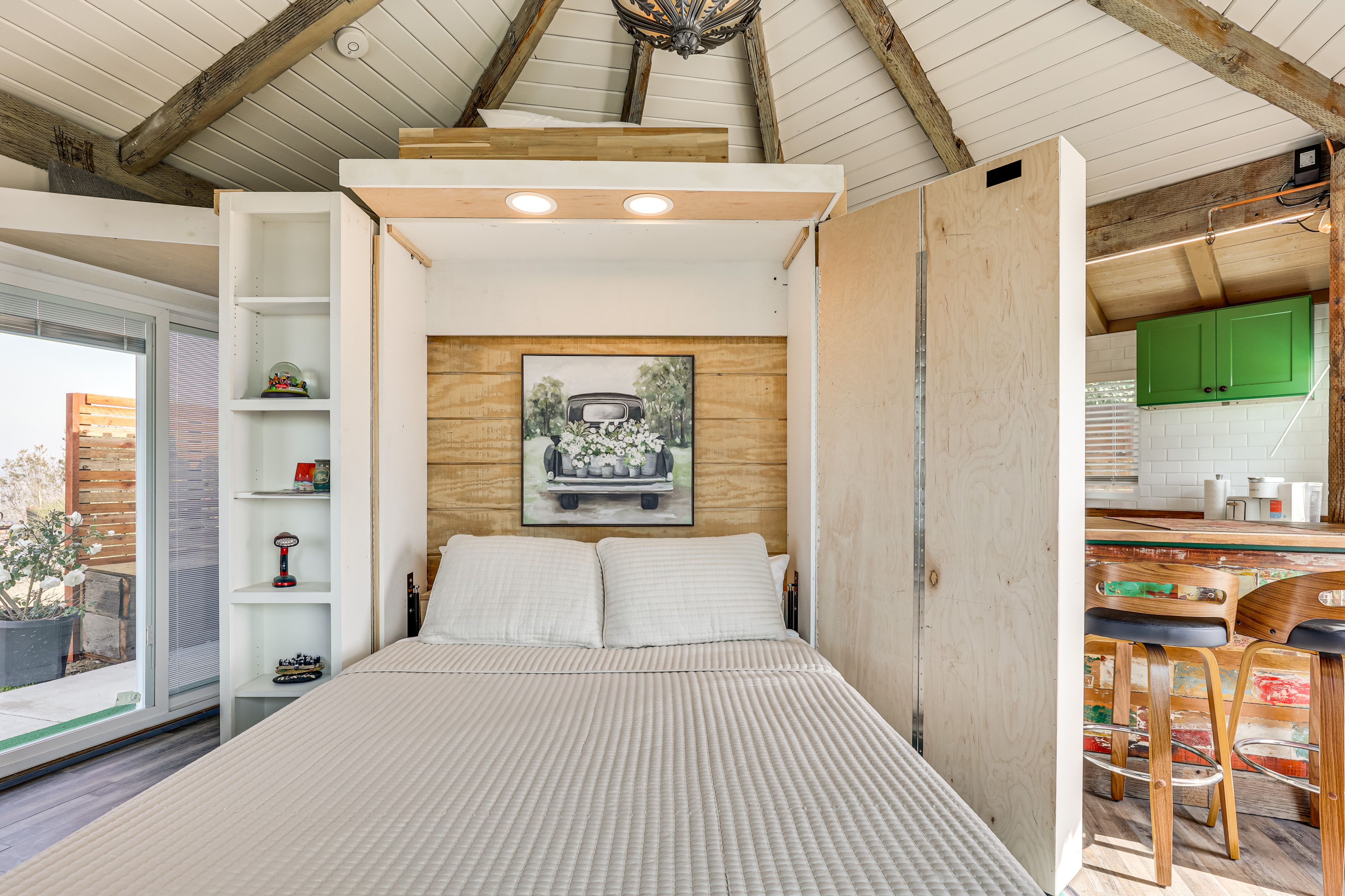 Studio | Queen Murphy Bed | Lofted Twin Bed | Linens Provided