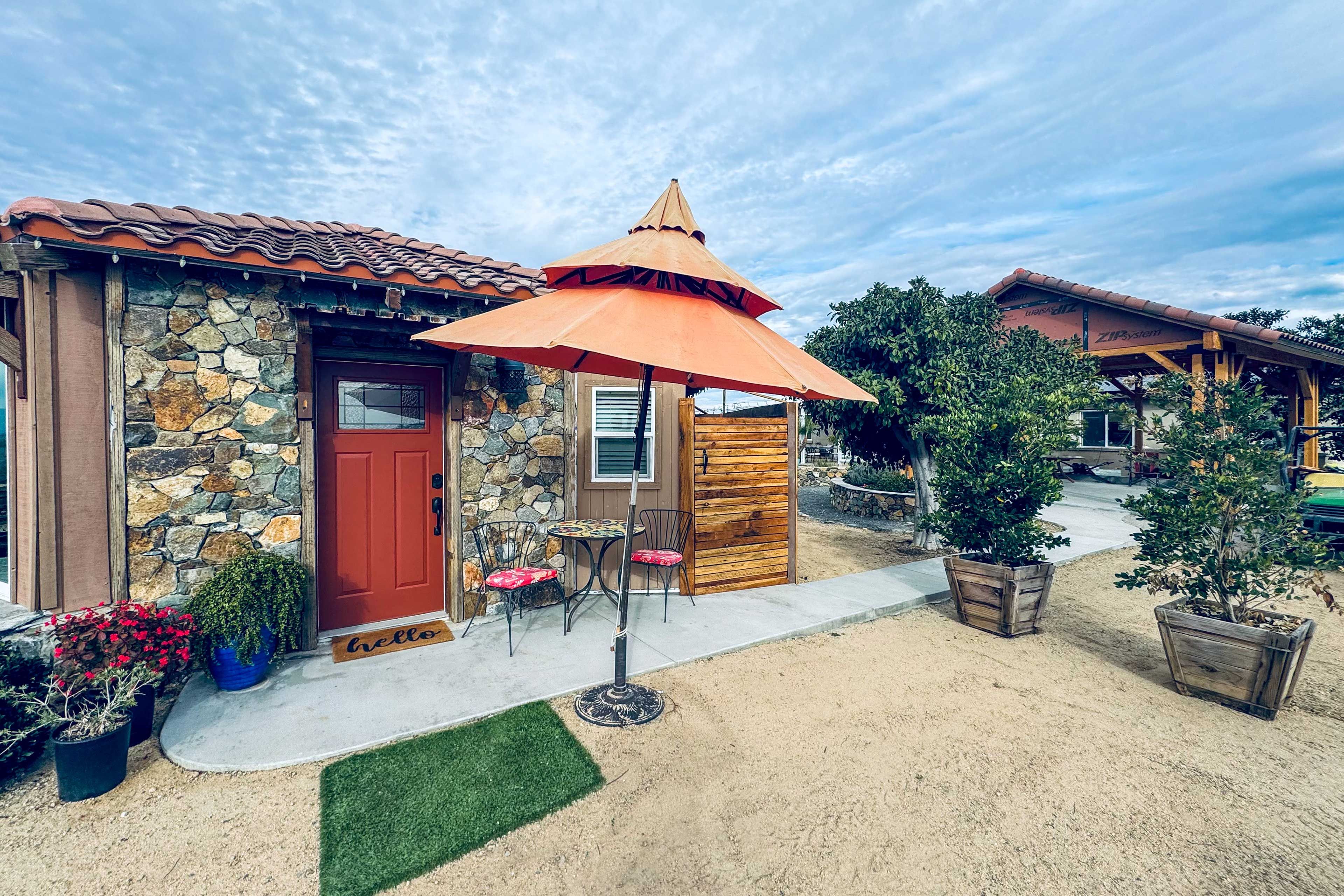 Bonsall Vacation Rental | Studio | 1BA | Step-Free Access | 500 Sq Ft