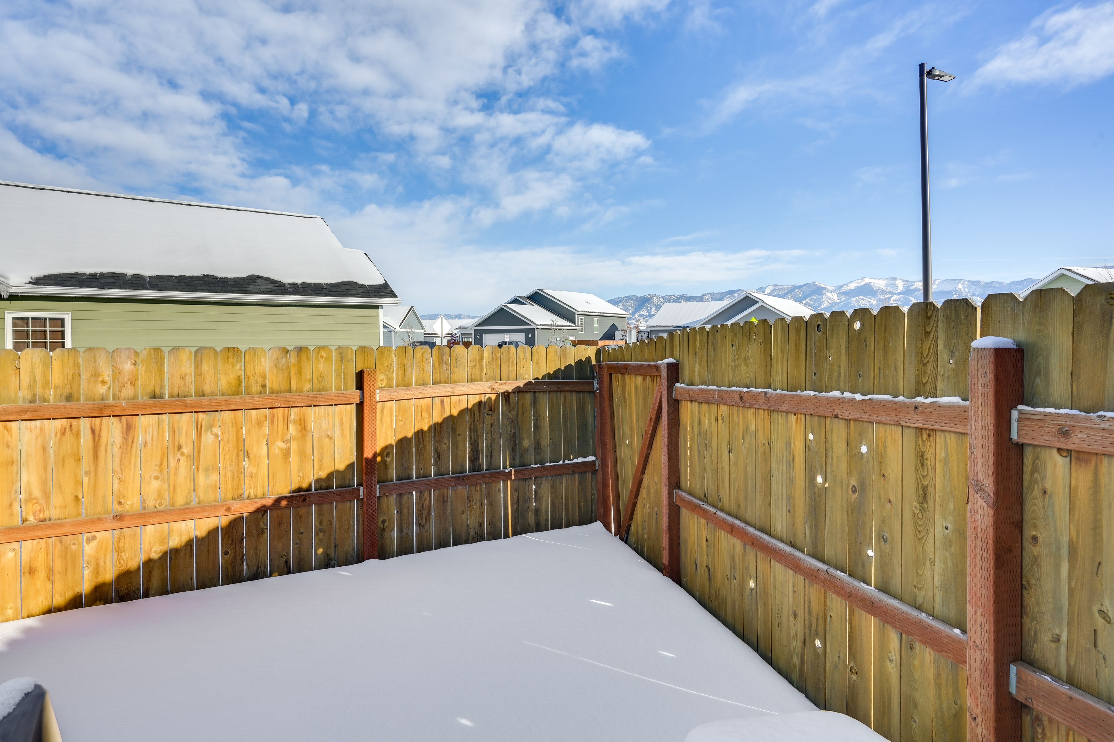 Fenced Backyard