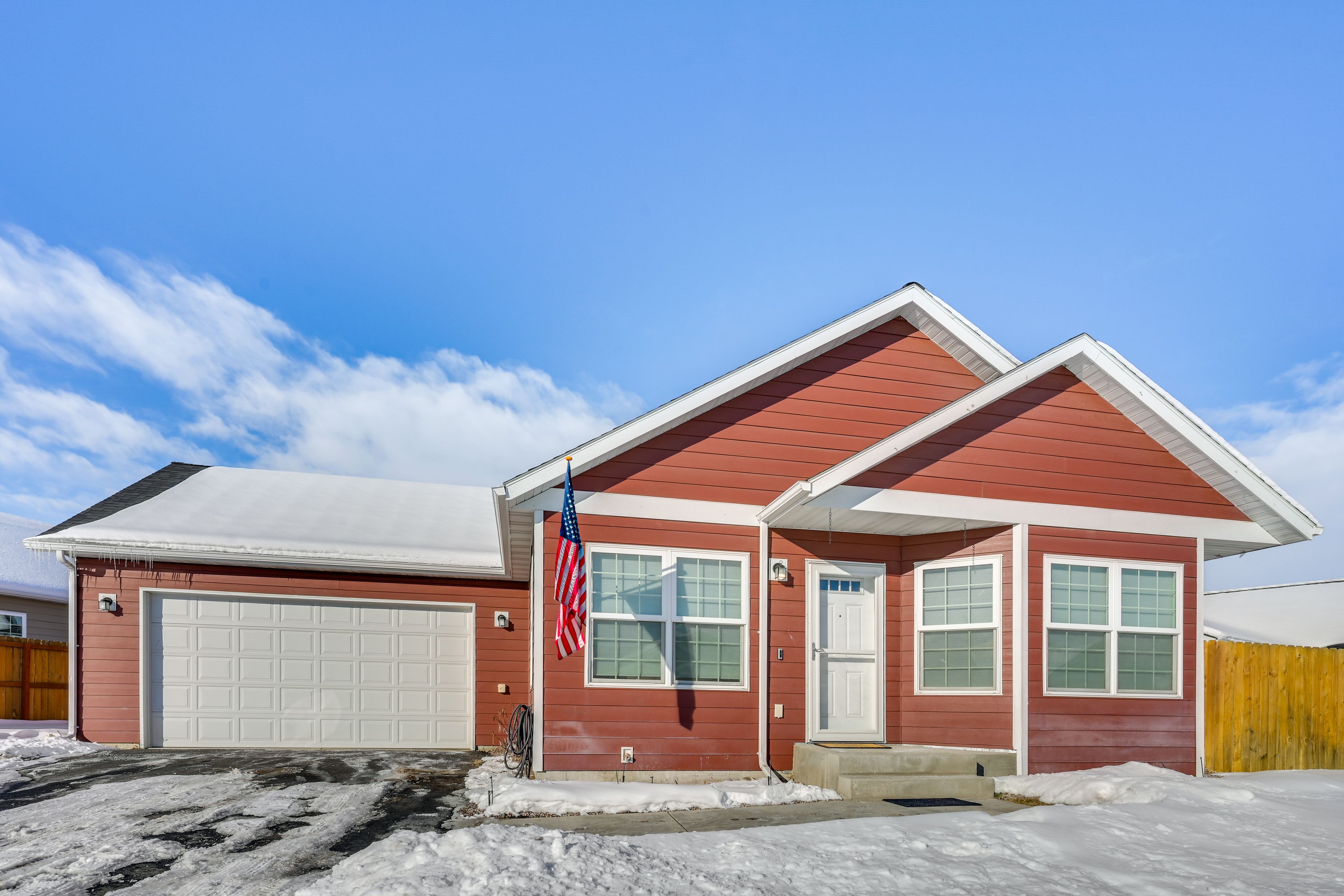 House Exterior | Fenced Backyard