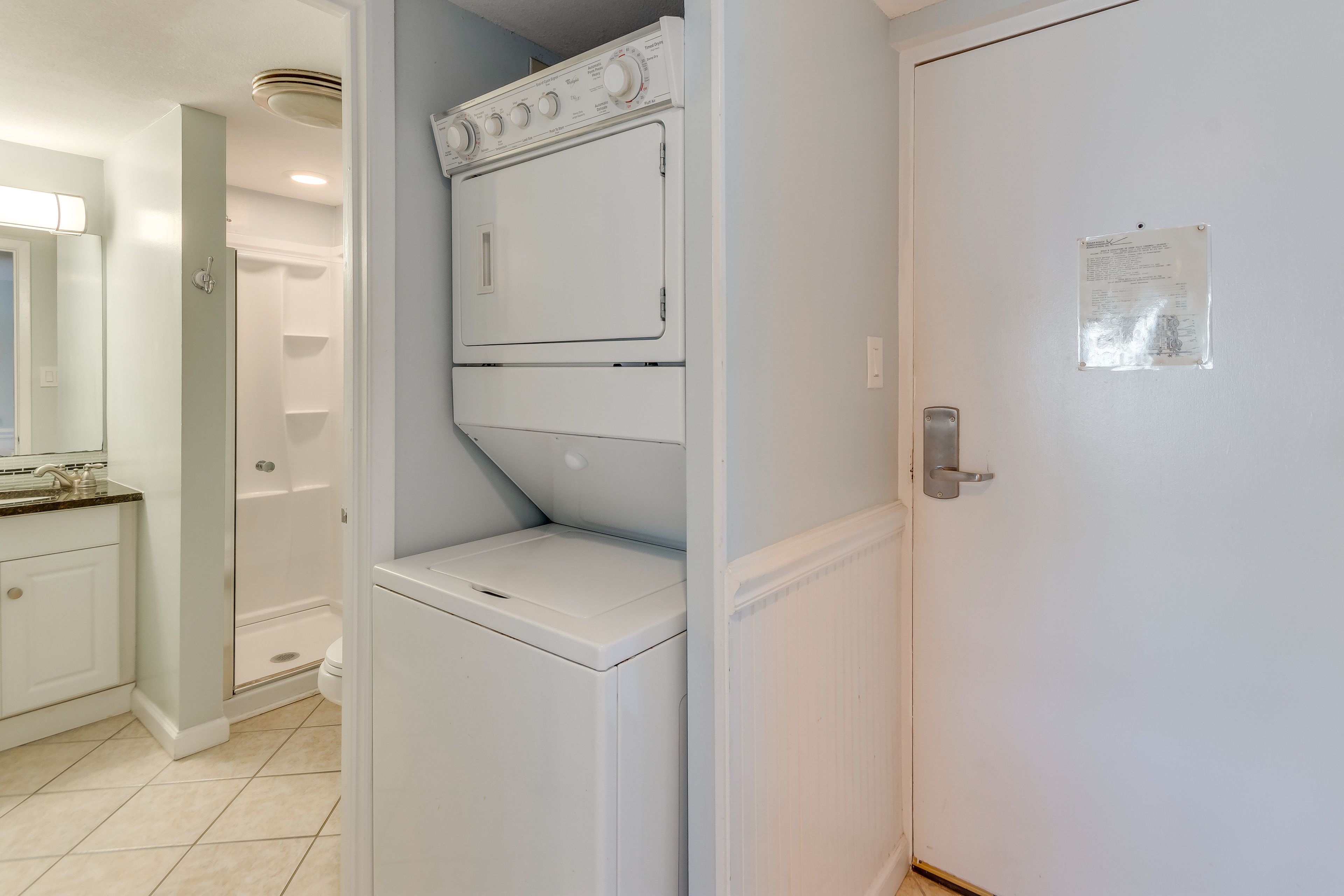 Laundry Area | 1st Floor | Washer & Dryer