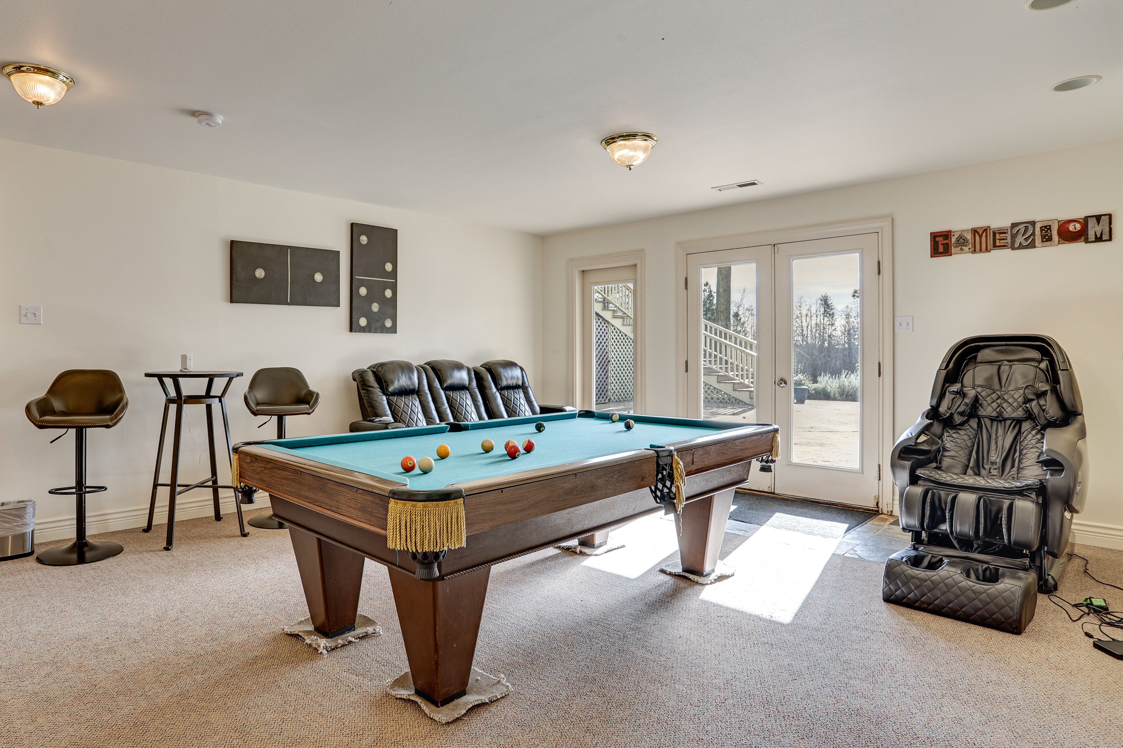 Game Room | Foosball Table | 3 Arcade Machines | Pool Table | Lower Level