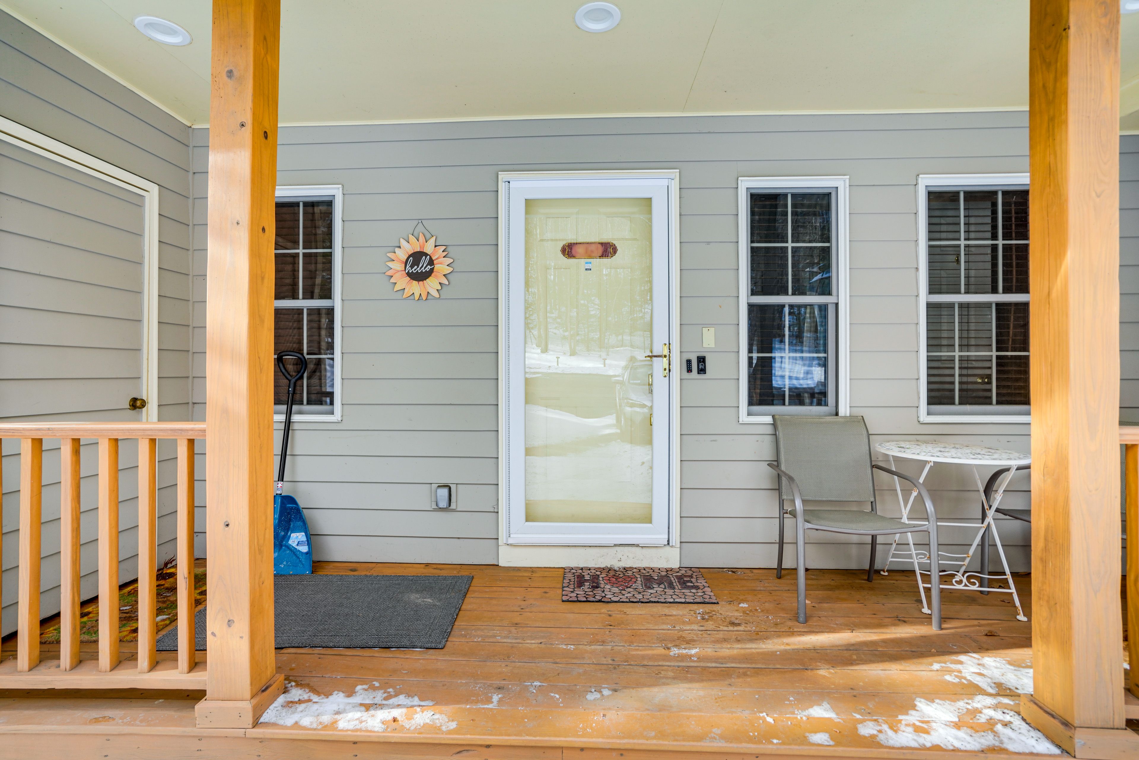 Front Entry | Covered Porch | Bistro Table