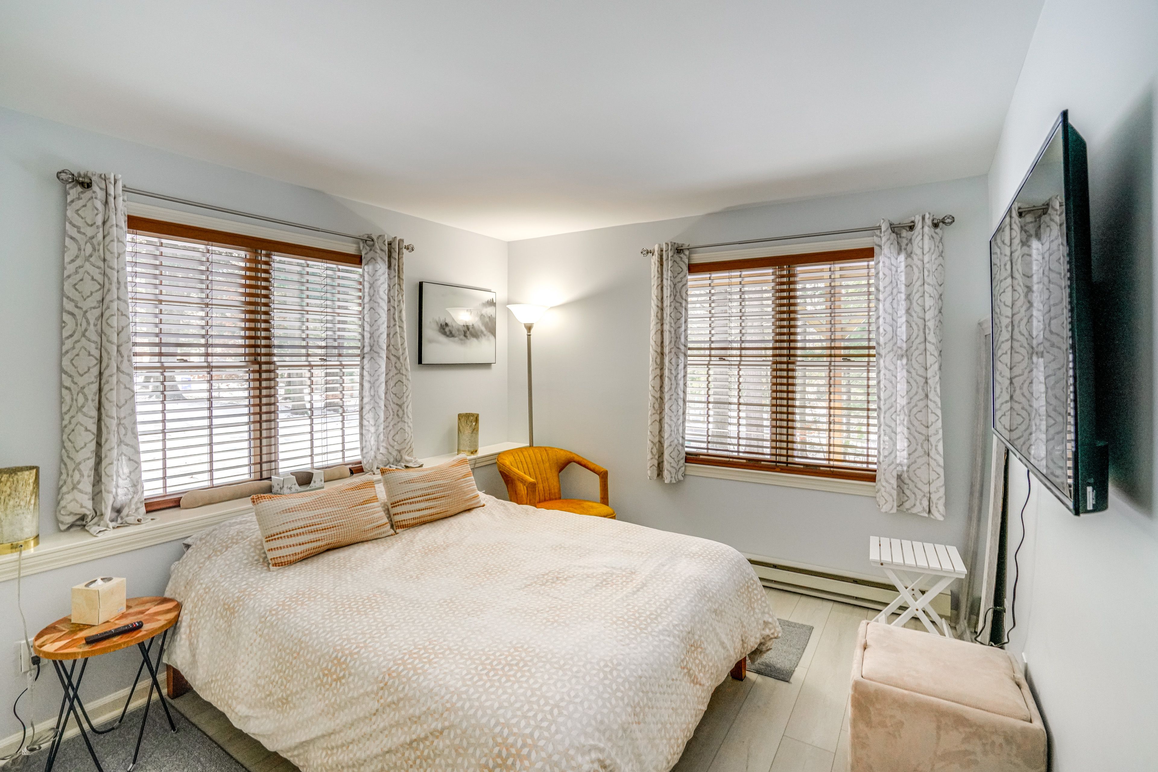 Bedroom 3 | Queen Bed | Portable Crib (Upon Request) | Basement