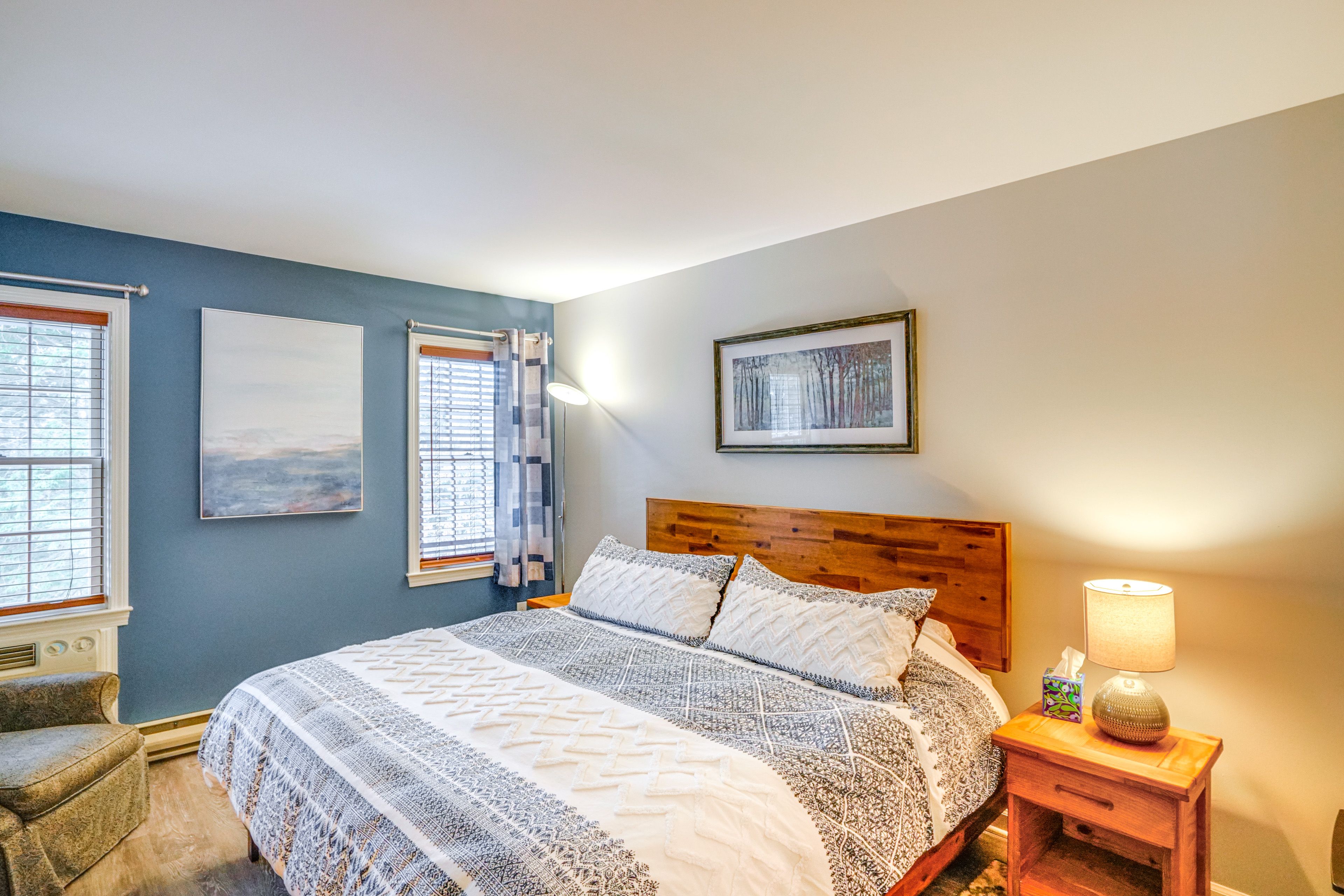 Bedroom 1 | King Bed | 2nd Floor | Linens Provided | Walk-In Closet