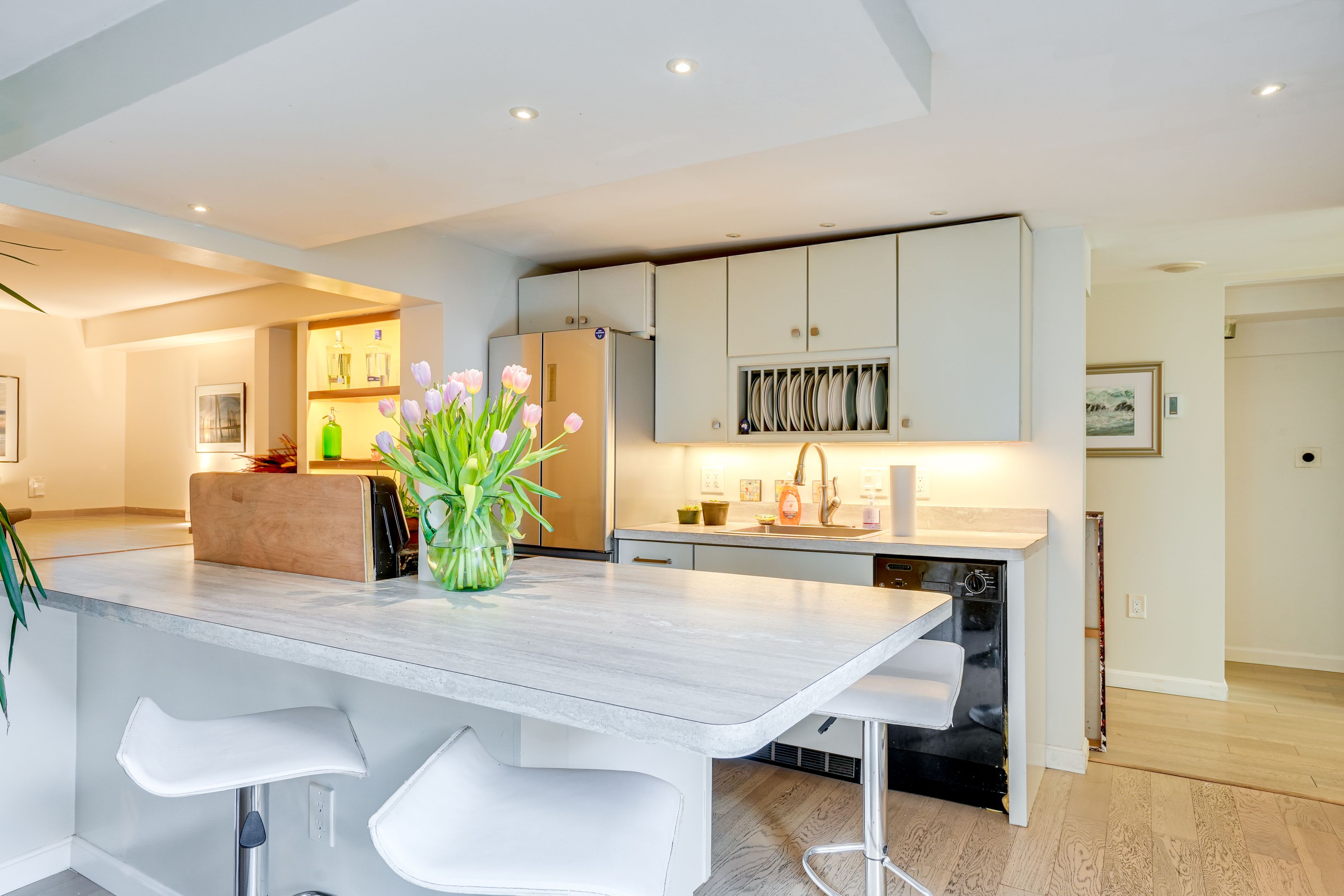 Kitchen | Single-Story Unit | Dishwasher | Drip Coffee Maker
