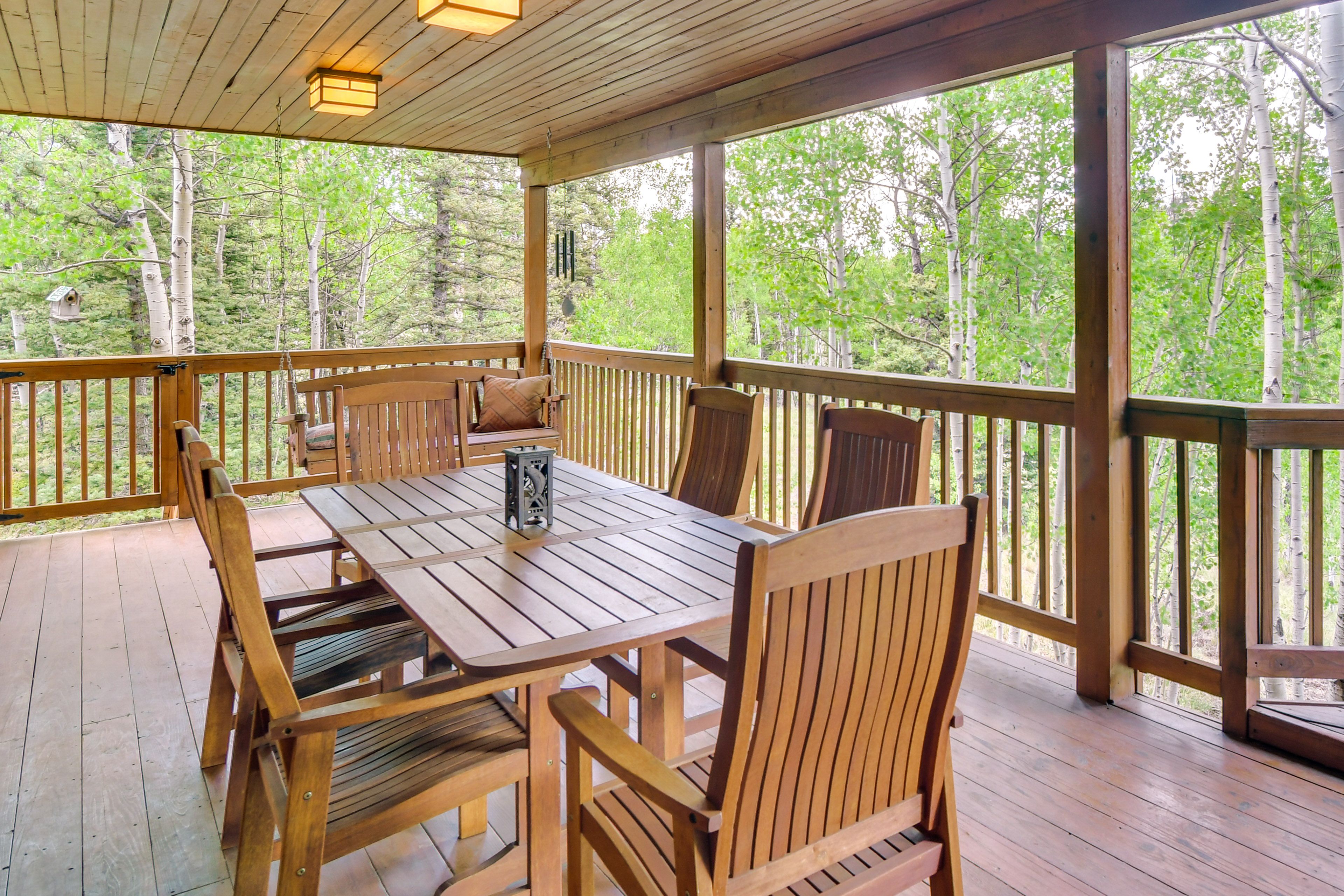 Covered Patio Dining Area