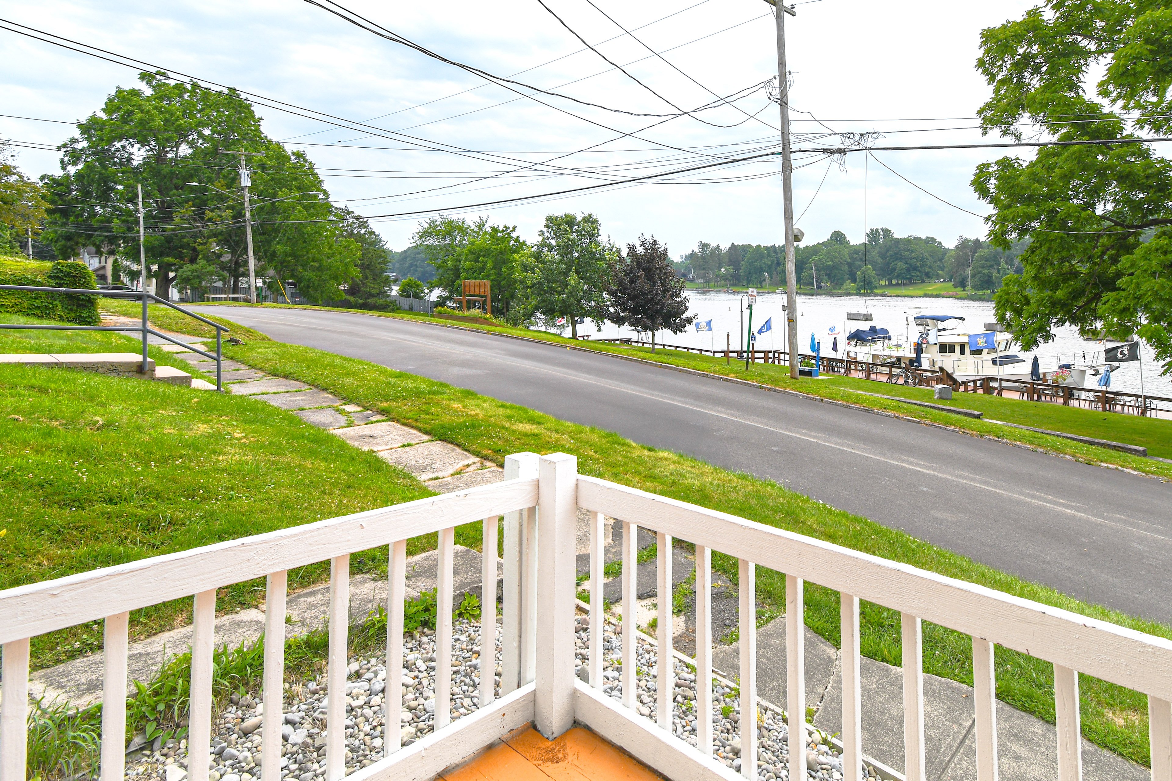 Exterior | 2-Story Home | Across From the Oswego River | Marina Views