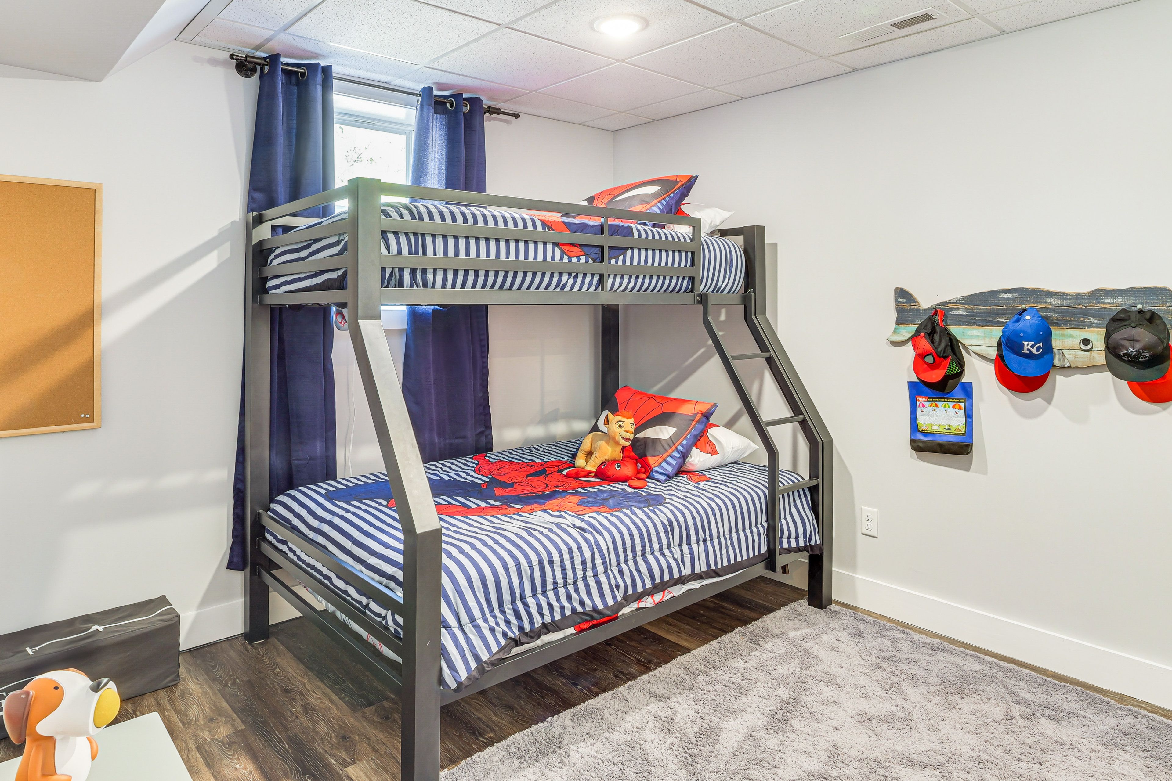Bedroom 3 | Basement | Twin/Full Bunk Bed | Children's Toys
