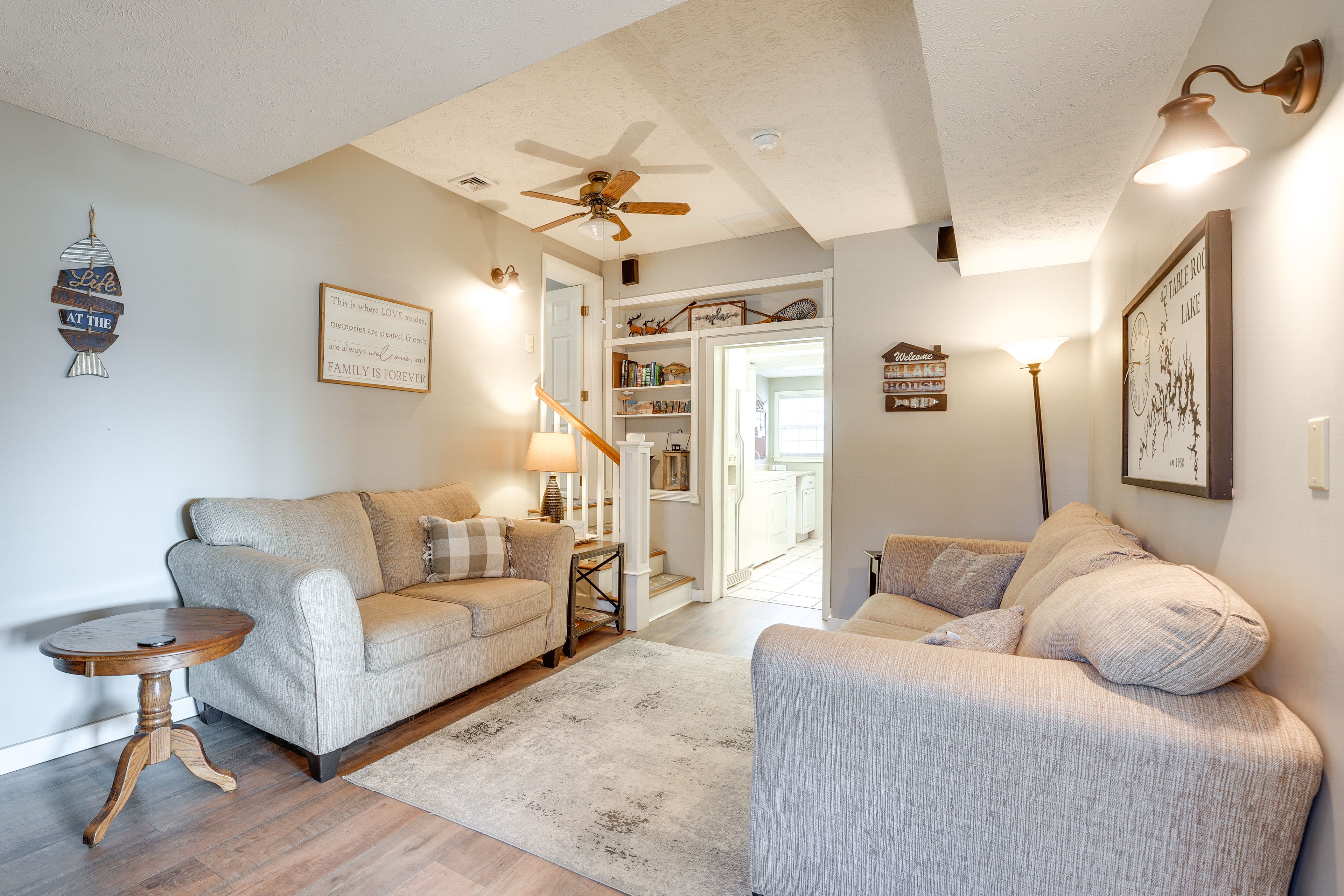 Living Area | Central Heating & A/C