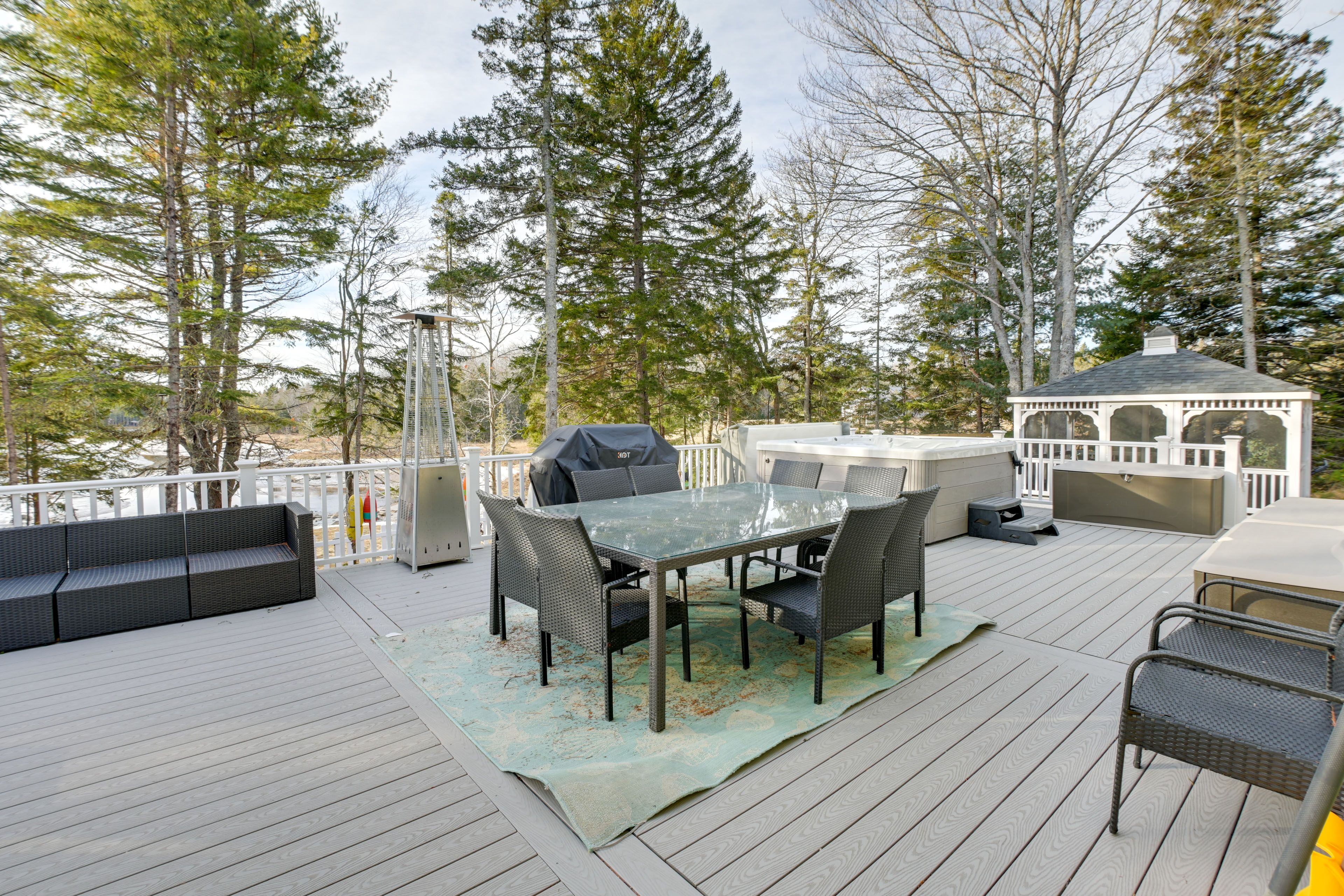 Furnished Deck | Hot Tub | Gas Grill | Outdoor Heaters | Water Views