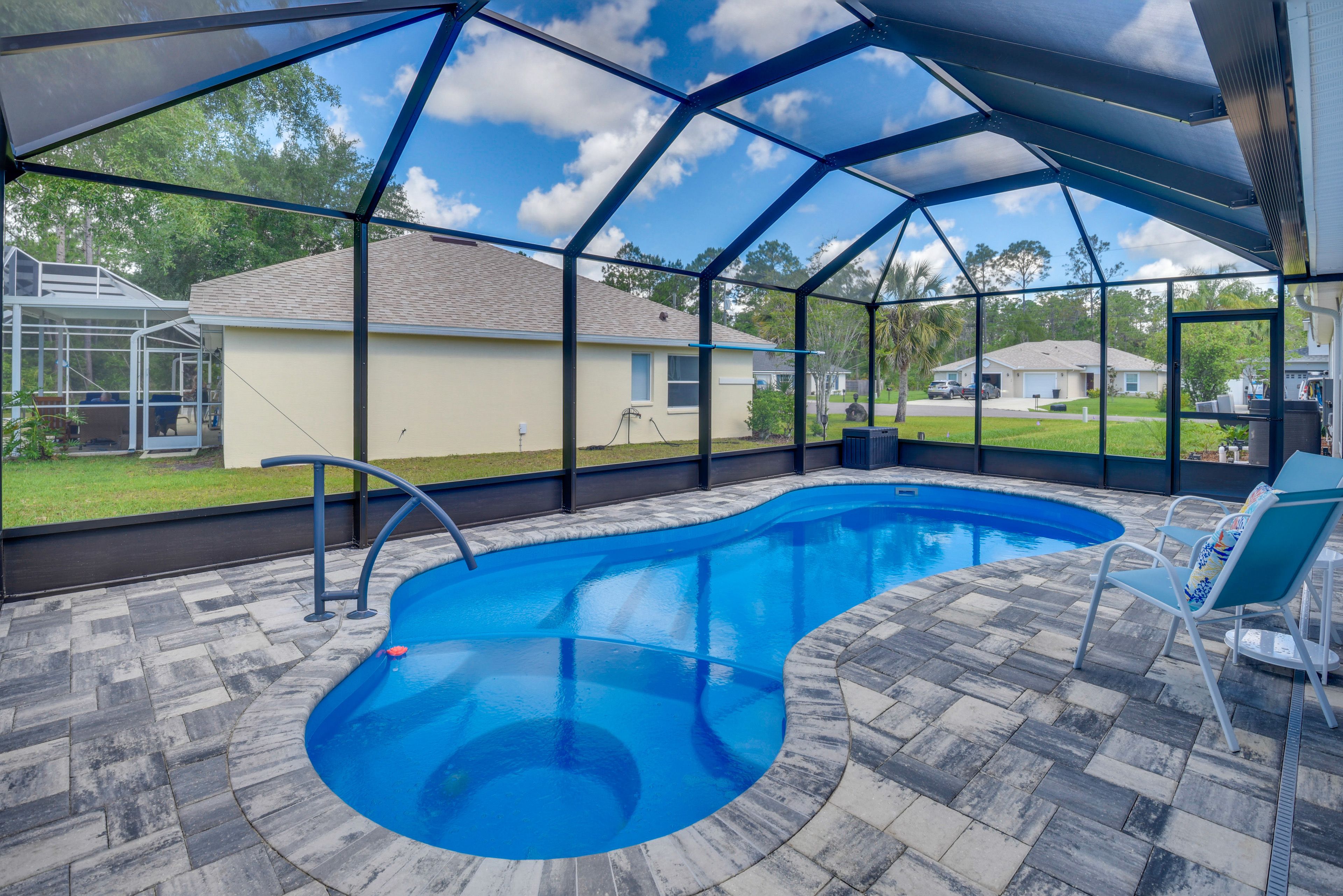 Palm Coast Vacation Rental | 3BR | 2BA | 1,655 Sq Ft | 1 Step to Enter