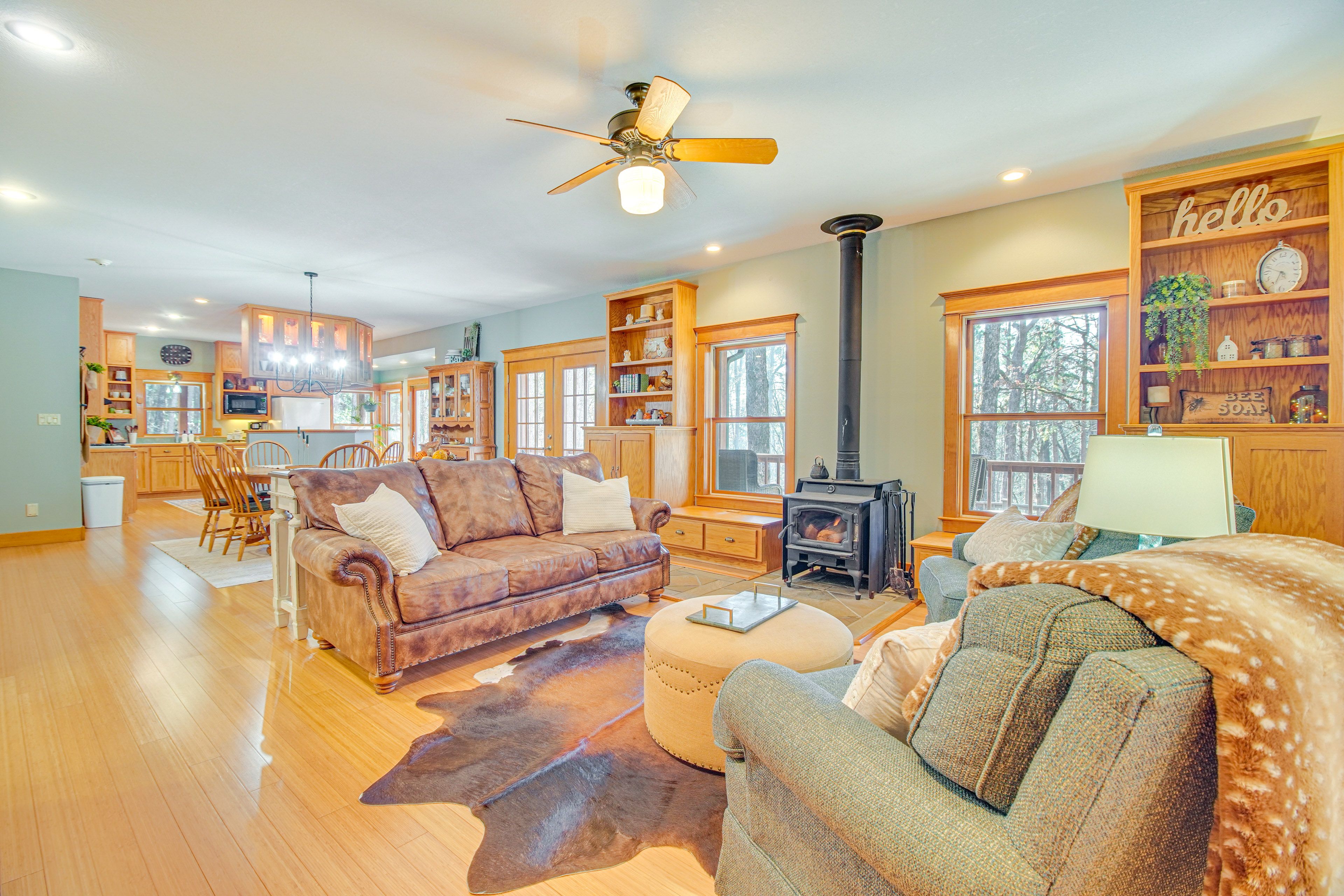 Clarksville Vacation Rental | 3BR | 2BA | 2,030 Sq Ft | Stairs Required