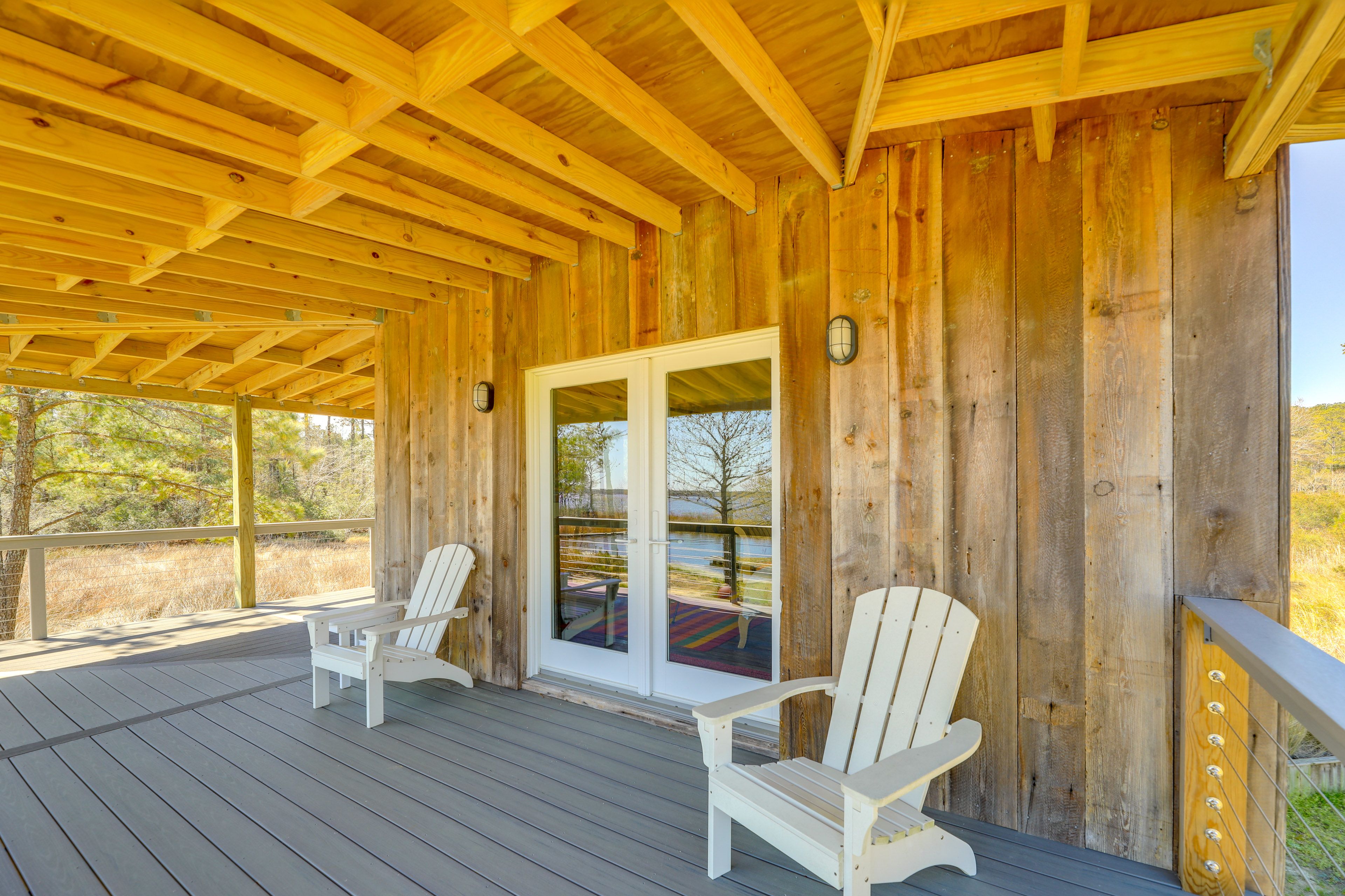 Covered Deck | Water Views