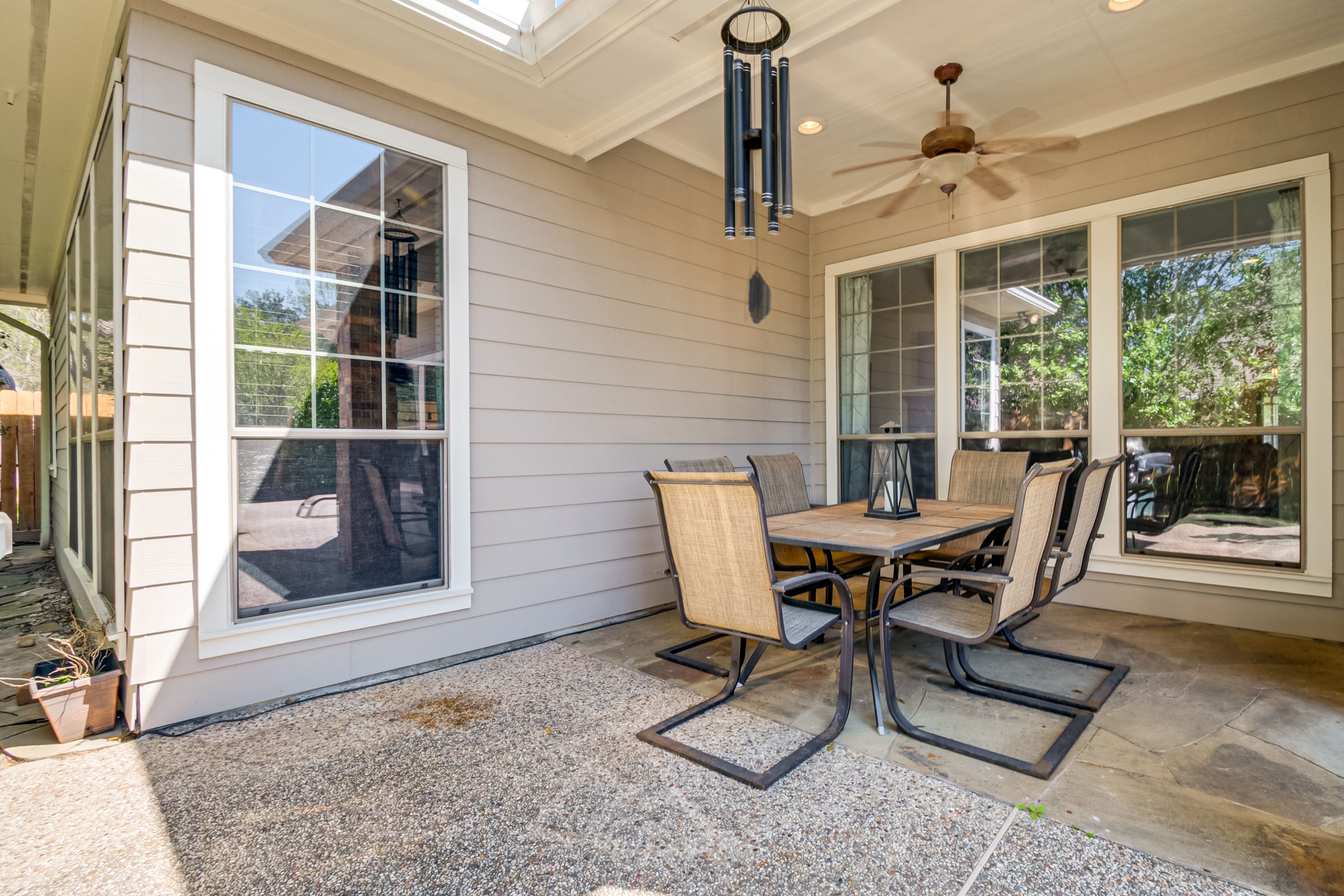 Covered Patio | Dining Area | Gas Grill