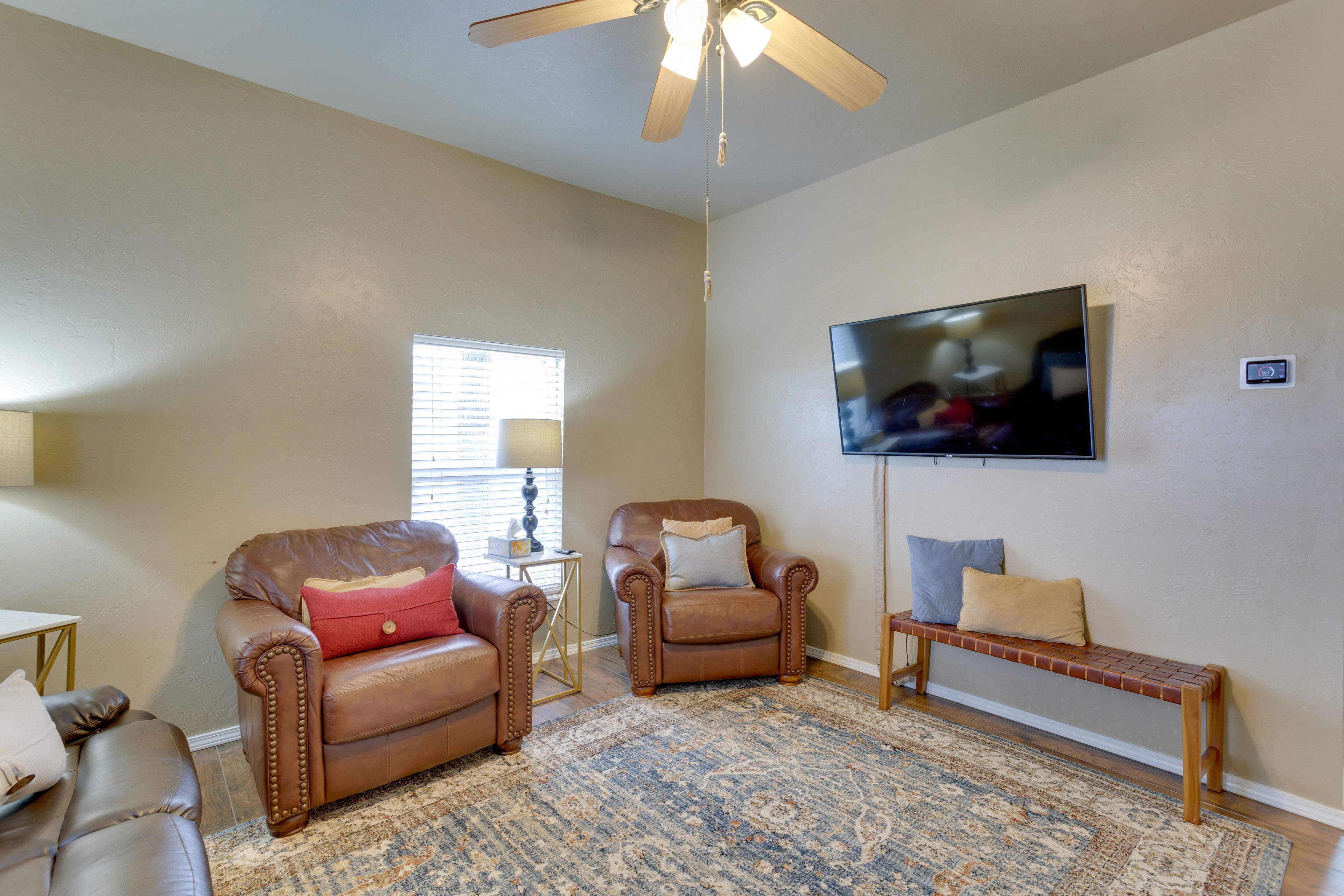 Guthrie Vacation Rental | 3BR | 1BA | 7 Steps Required | 1,150 Sq Ft