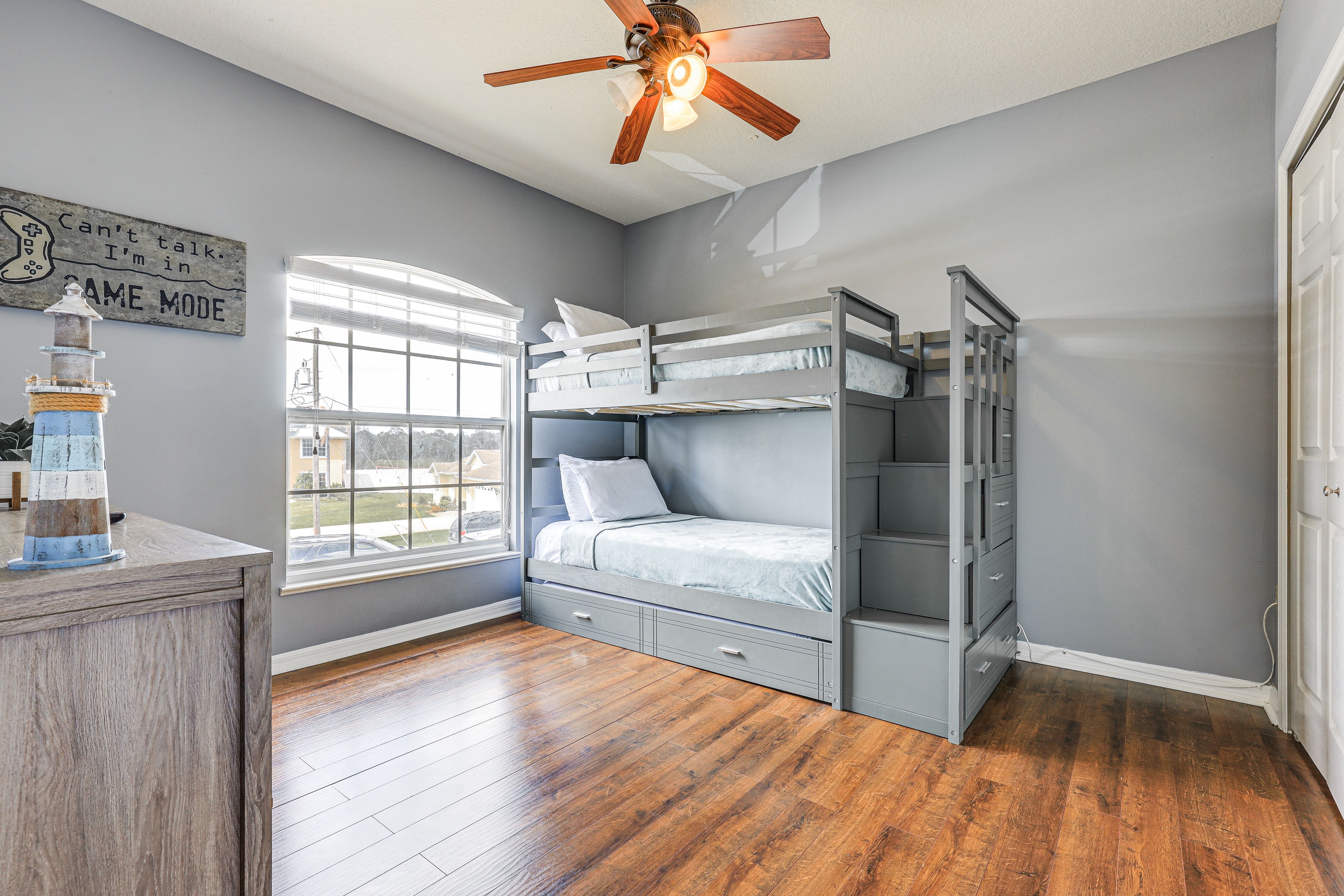 Bedroom 4 | Twin Bunk Bed w/ Twin Trundle | 2nd Floor