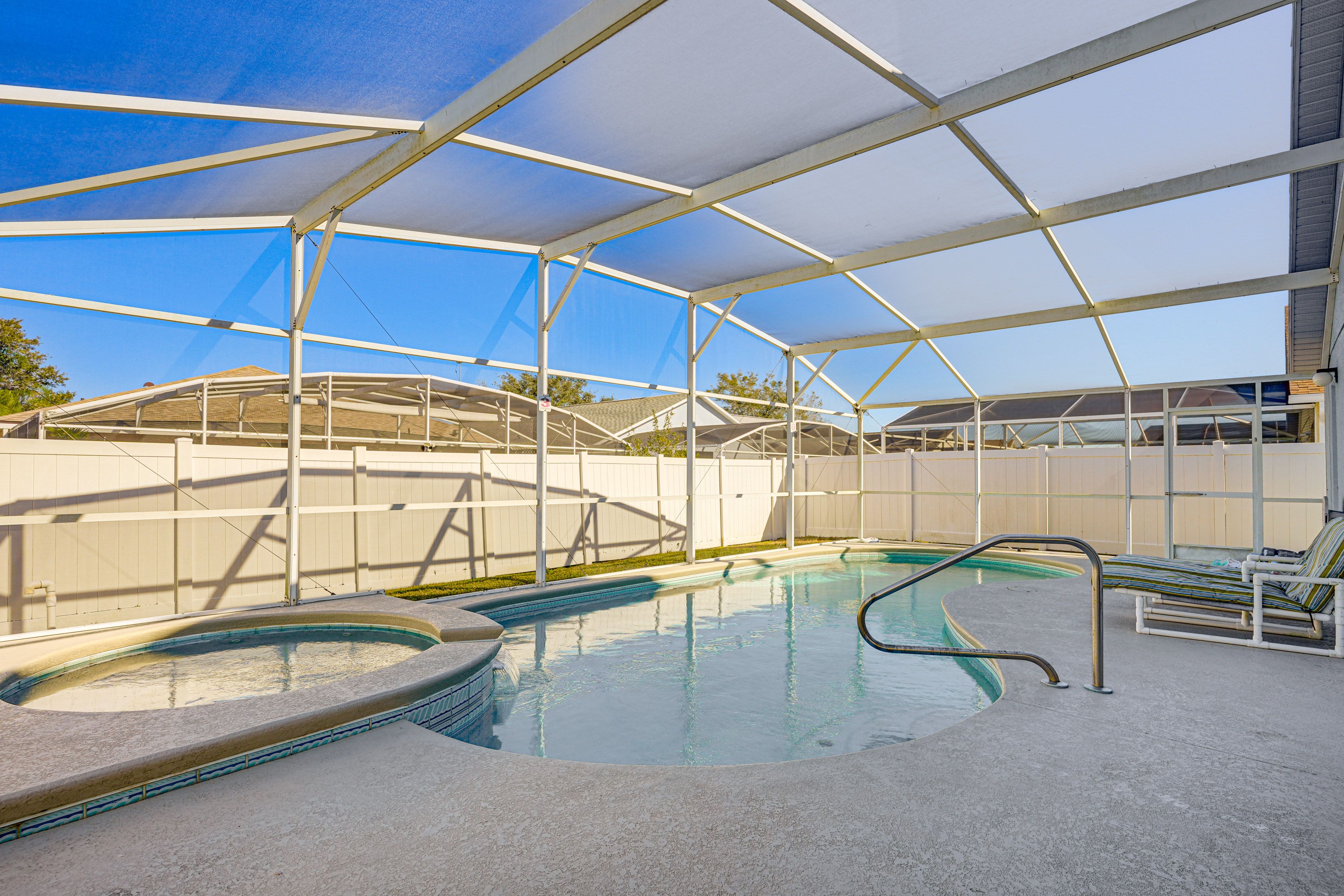 House Exterior | Furnished Lanai | Dining Area | Private Pool w/ Spa