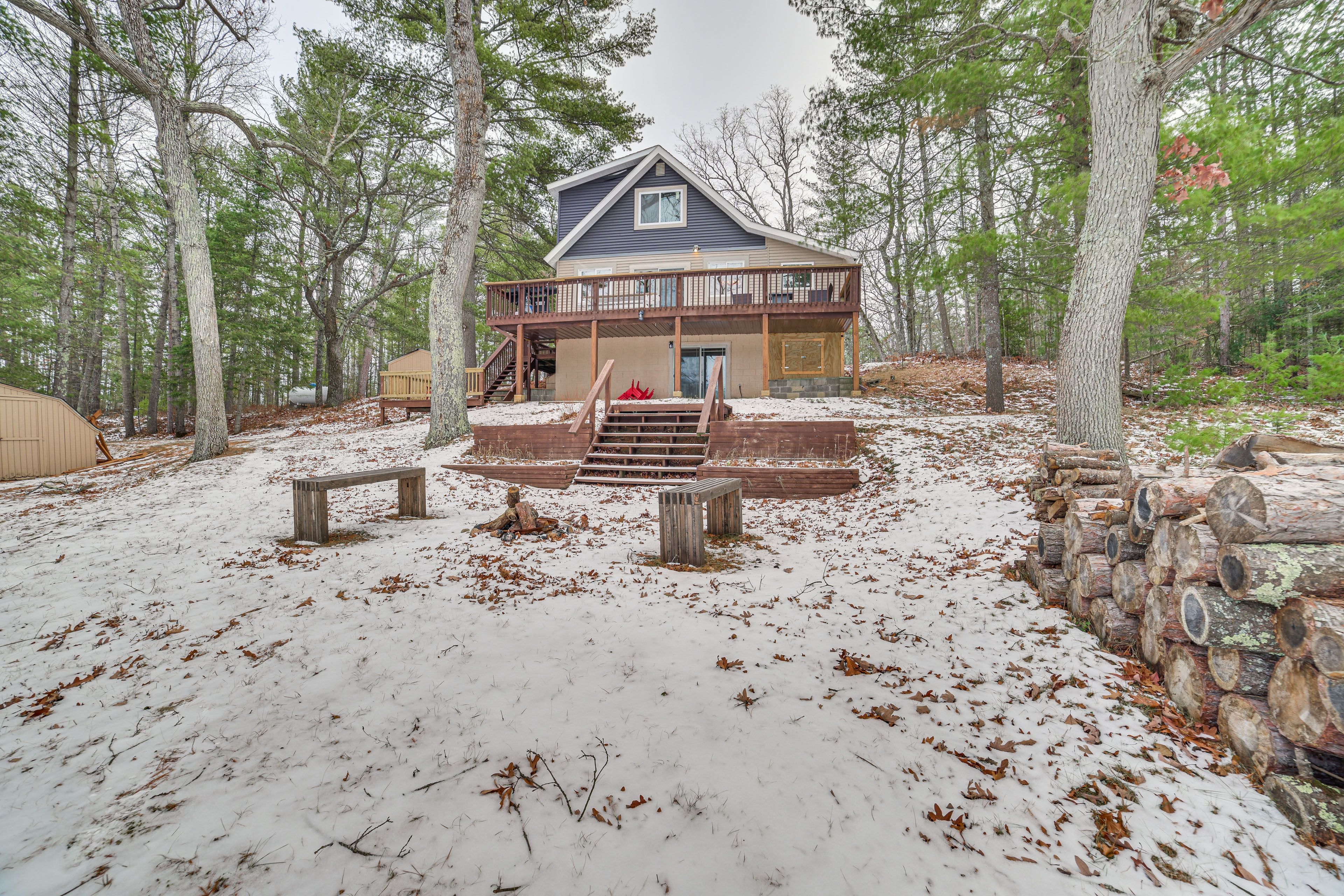 Curran Vacation Rental | 4BR | 2BA | 3 Steps Required | 1,500 Sq Ft