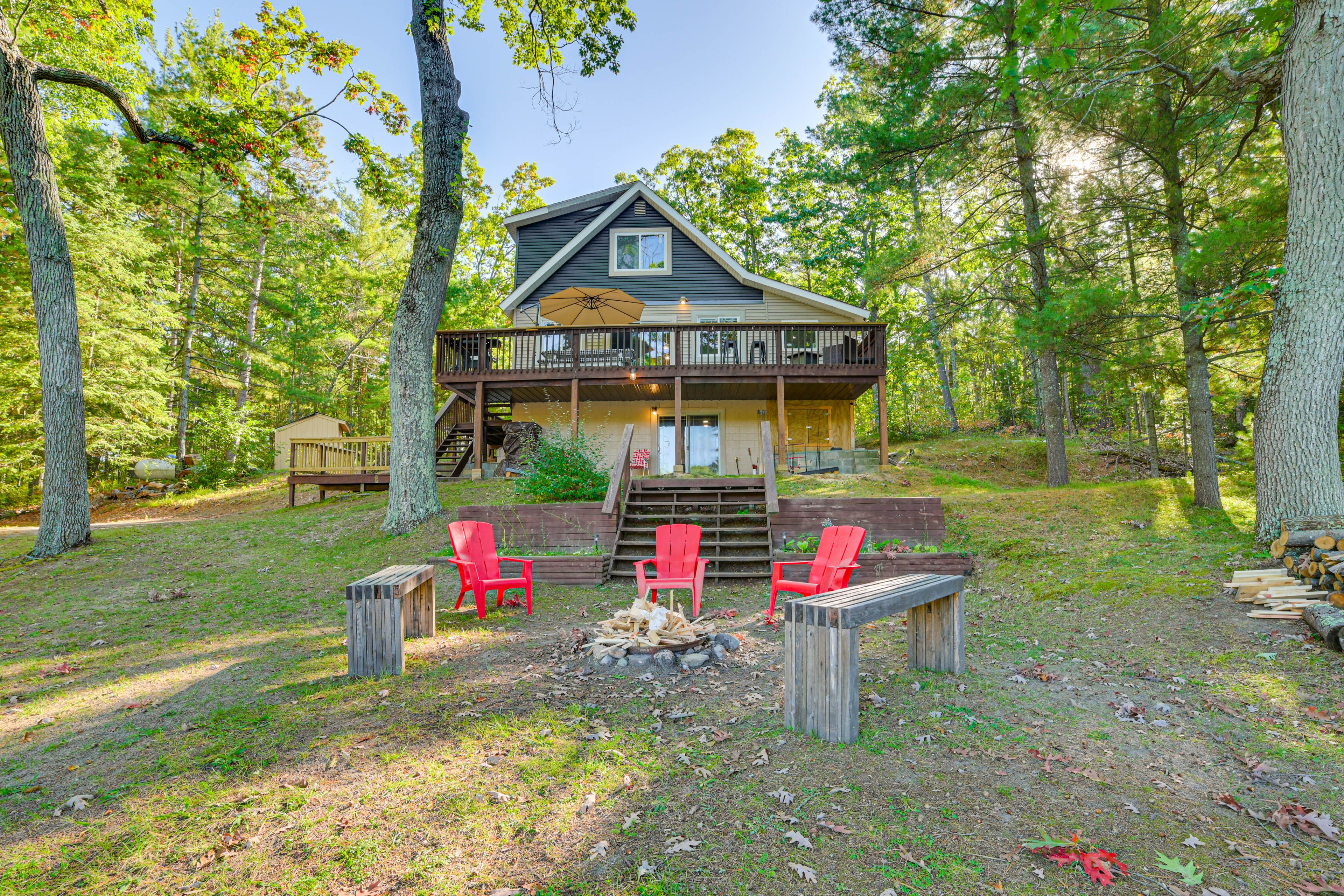 Curran Vacation Rental | 4BR | 2.5BA | 3 Steps Required | 1,500 Sq Ft